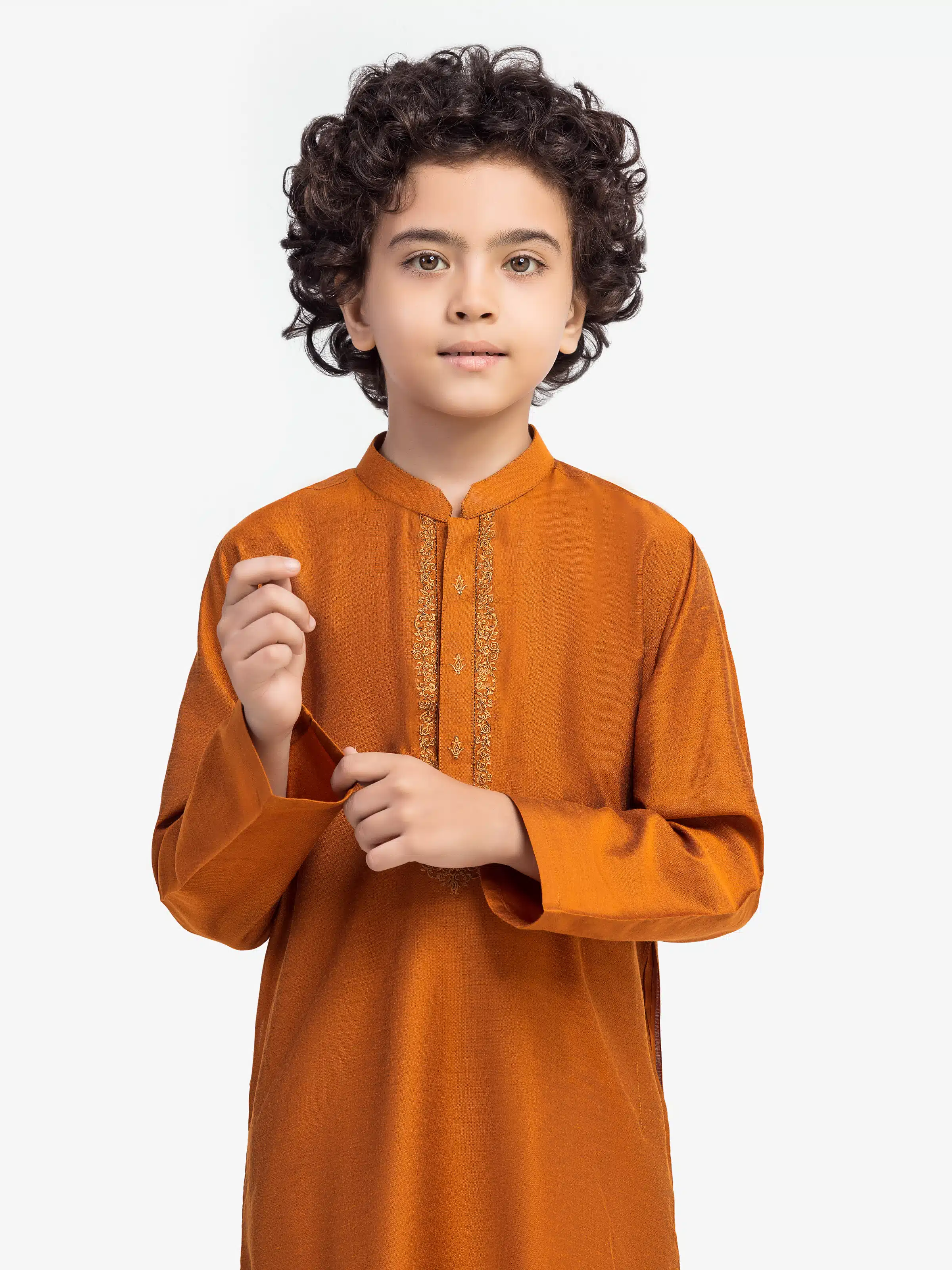Embroidered Blended Kurta - EBTKC5-023 - Image 2