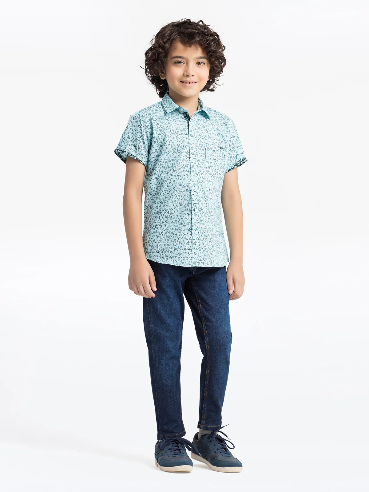 Half Sleeves Printed Shirt - EBTS24-27543 - Image 2
