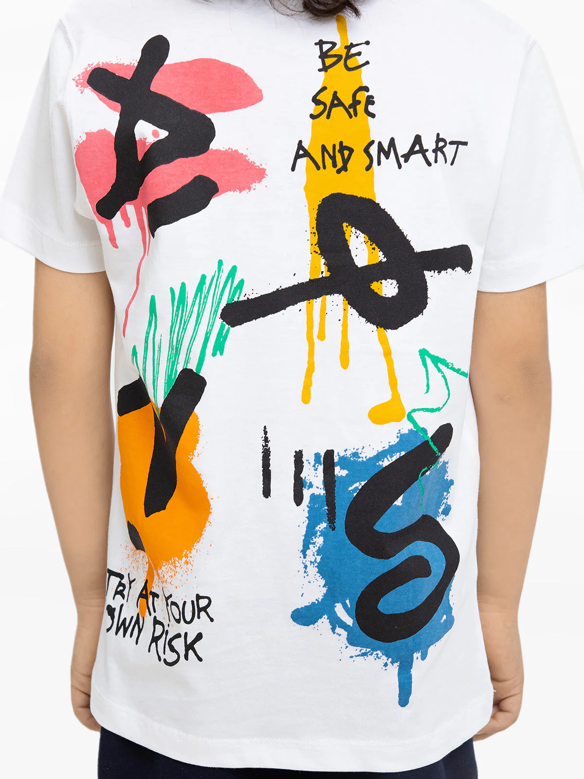 Be Safe And Smart Graphic Tee - EBTTS24-023 - Image 4