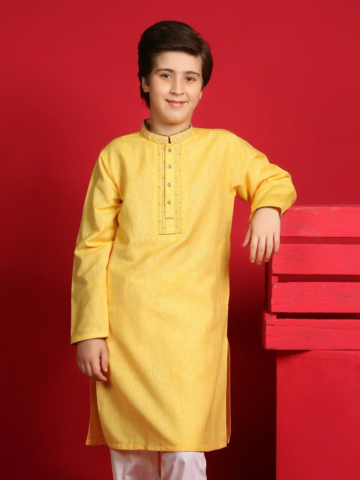 Blended Kurta - EBTK19-3600