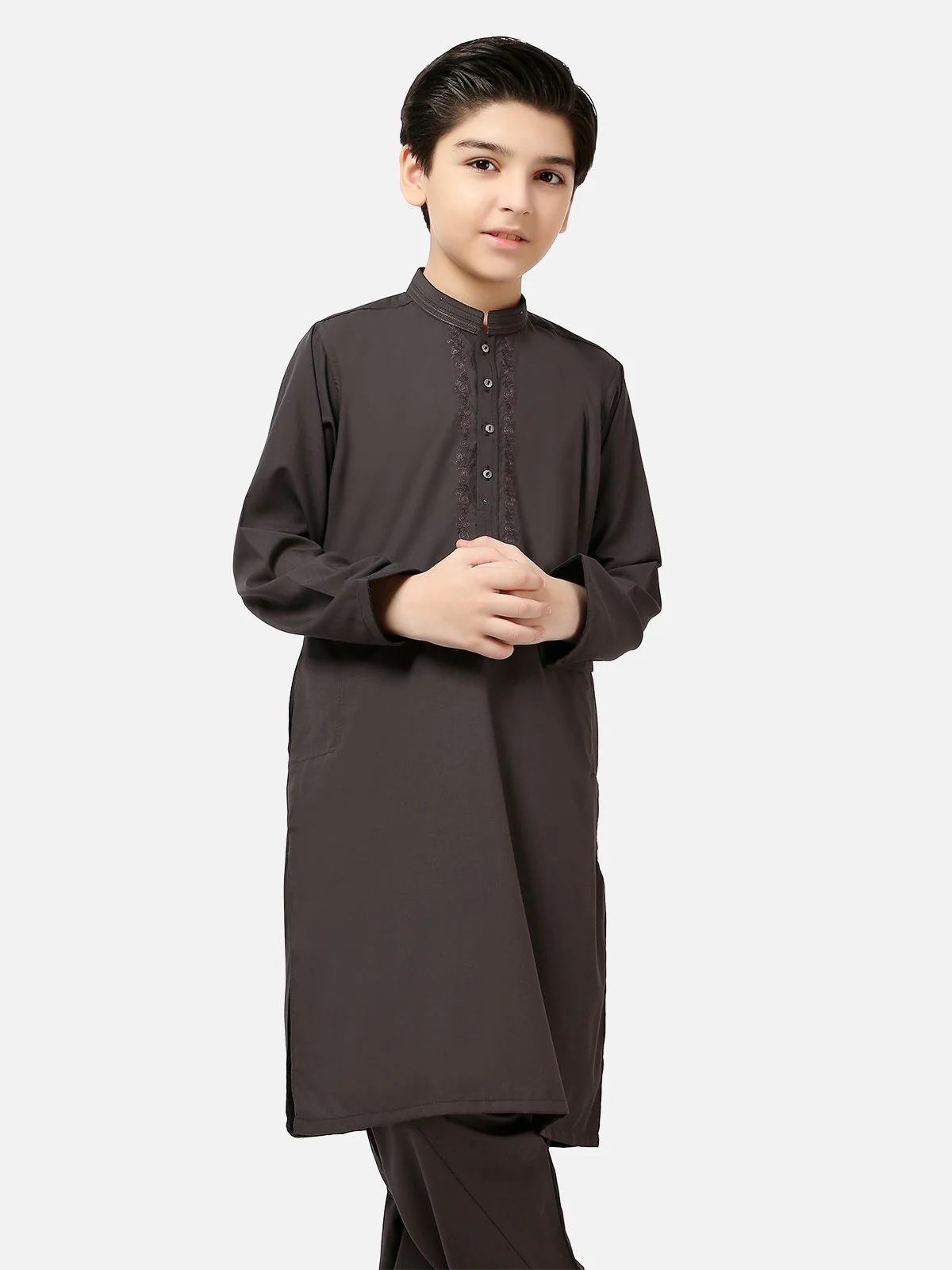 Embroidered Blended Shalwar Kameez - EBTKS20-3675 - Image 5