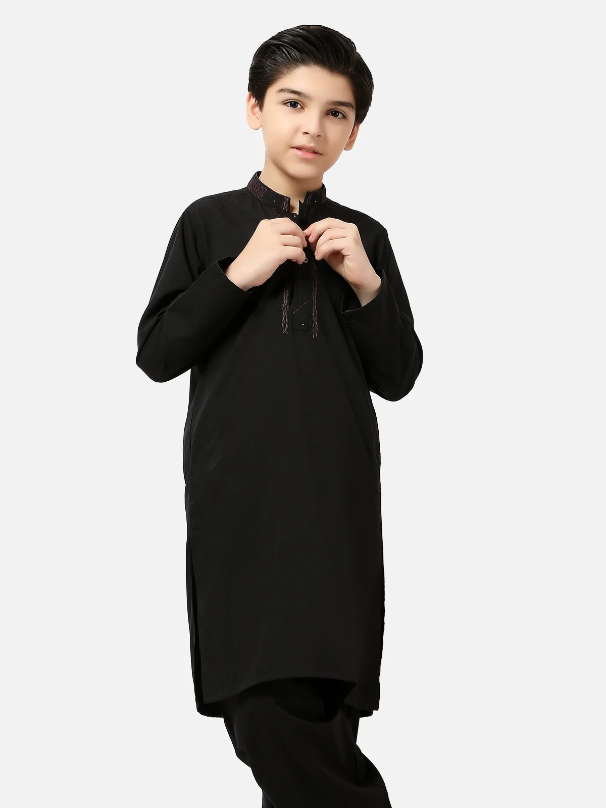 Embroidered Blended Shalwar Kameez - EBTKS20-3677 - Image 5