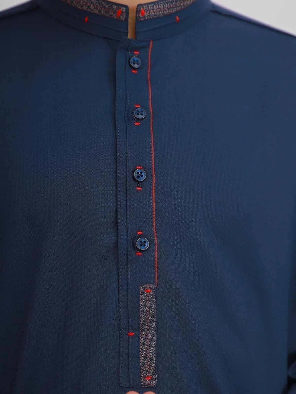 Embroidered Blended Shalwar Kameez - EBTKS21-3706 - Image 2