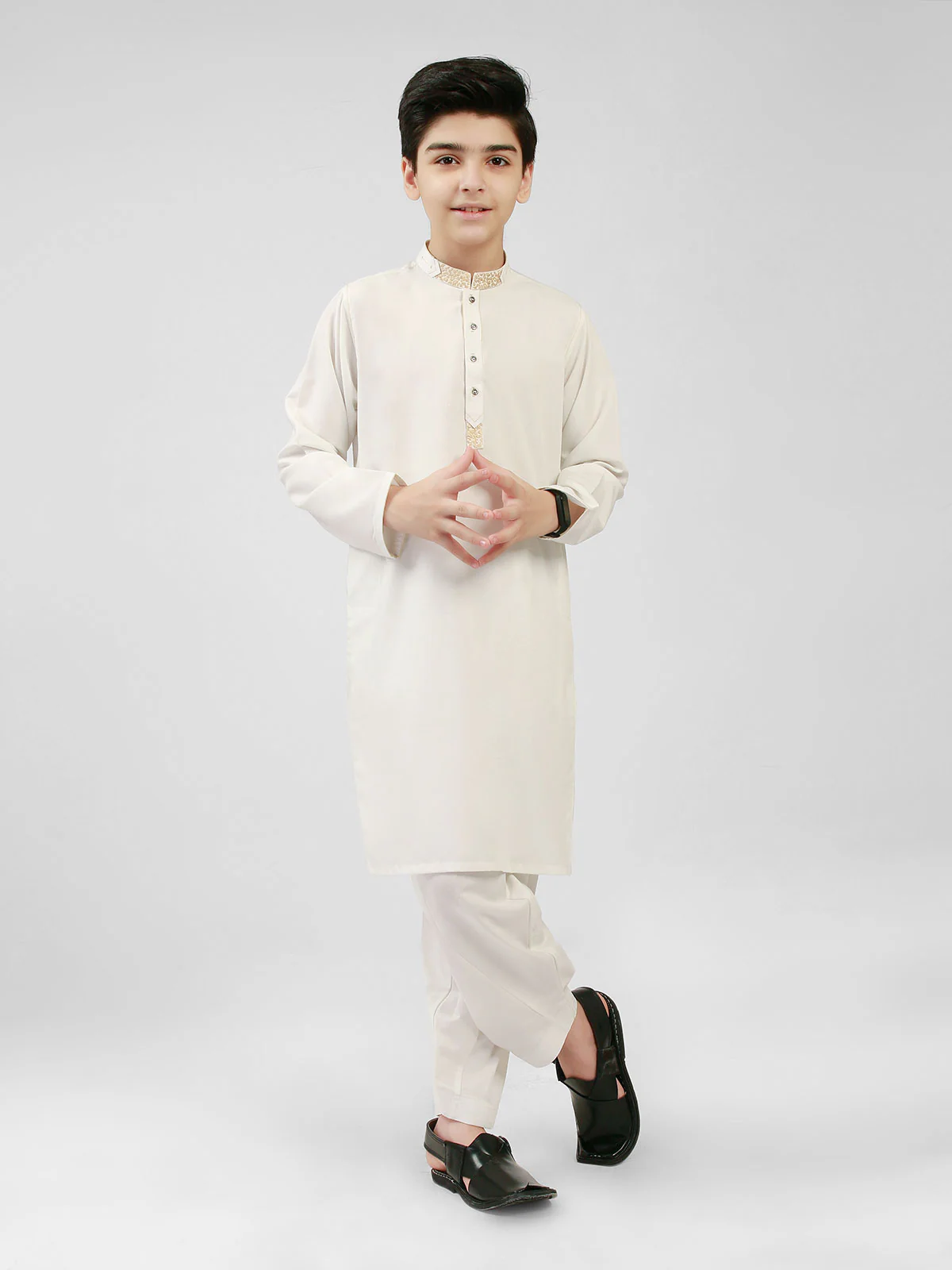 Embroidered Blended Shalwar Kameez - EBTKS21-3730