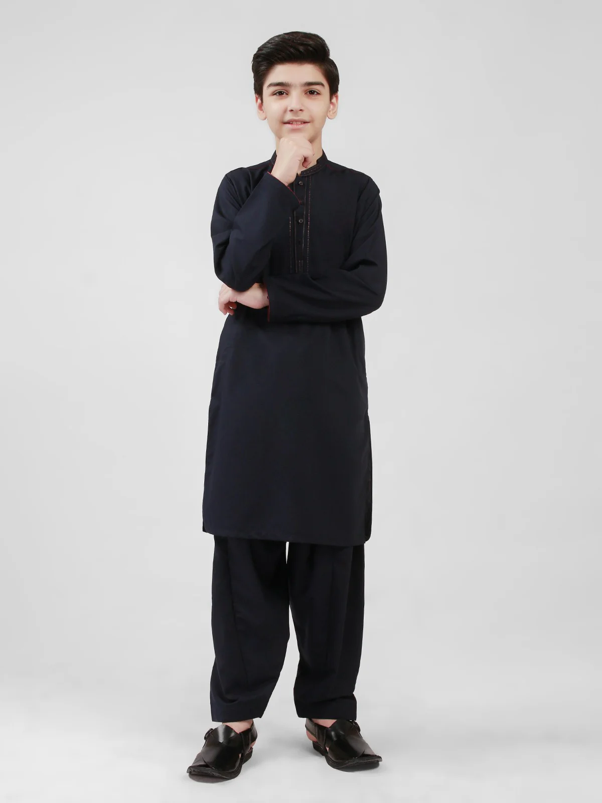 Embroidered Blended Shalwar Kameez - EBTKS21-3739