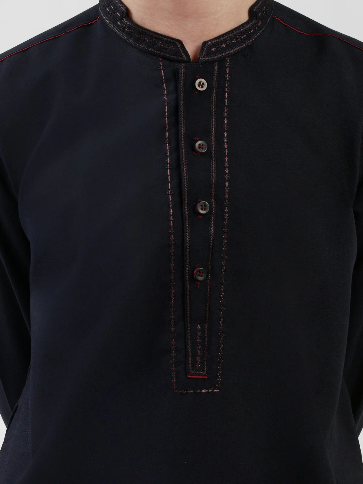 Embroidered Blended Shalwar Kameez - EBTKS21-3739 - Image 2