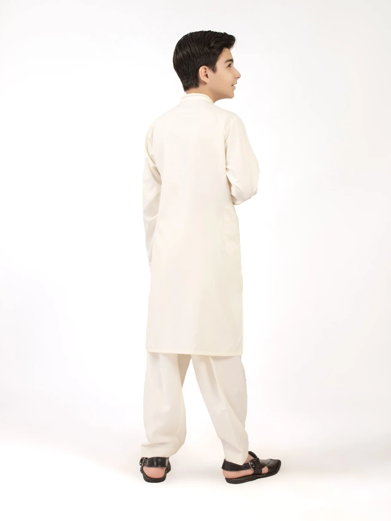 Embroidered Blended Shalwar Kameez - EBTKS21-3742 - Image 3