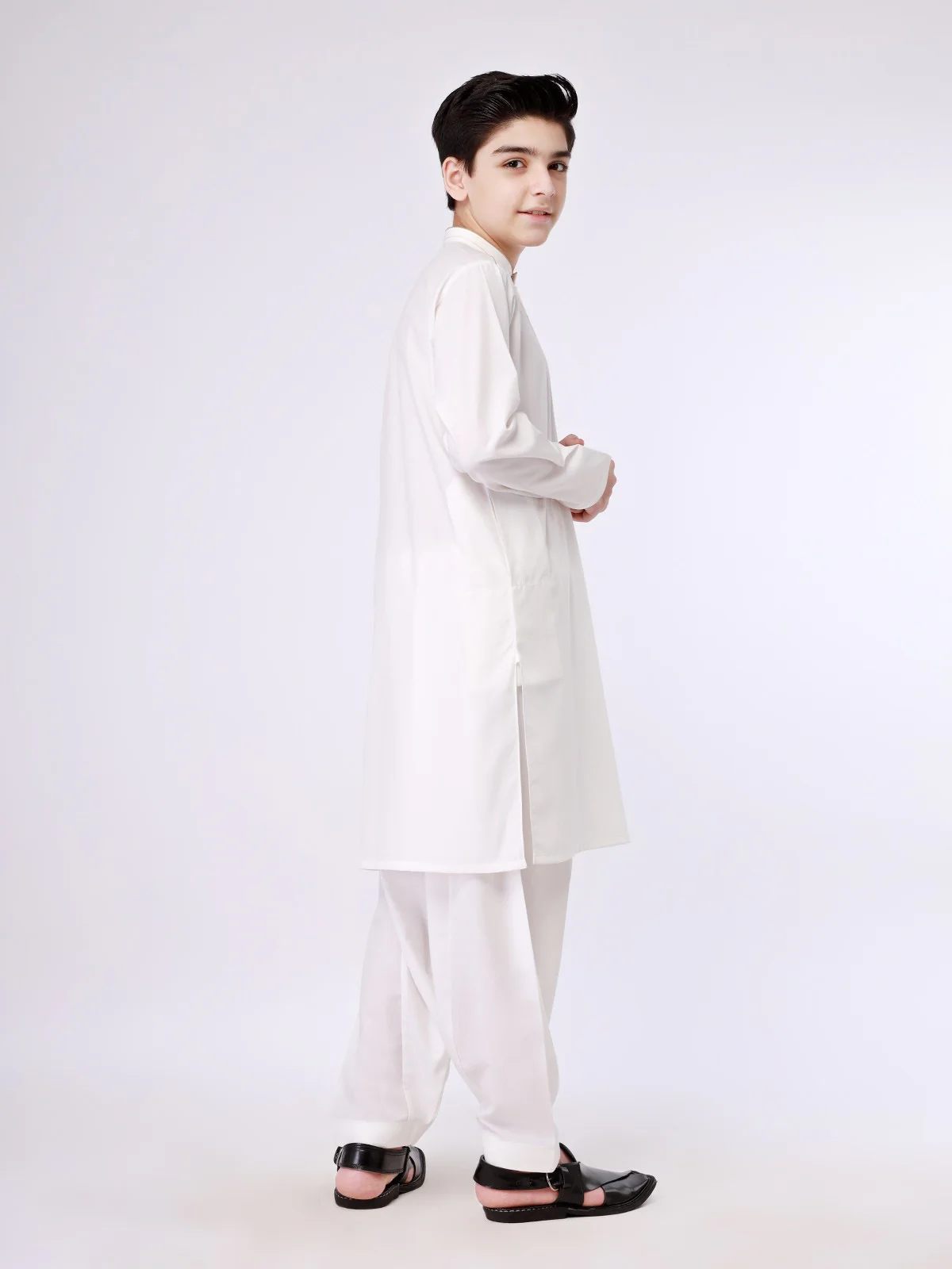 Embroidered Cotton Shalwar Kameez - EBTKS21-3752 - Image 2
