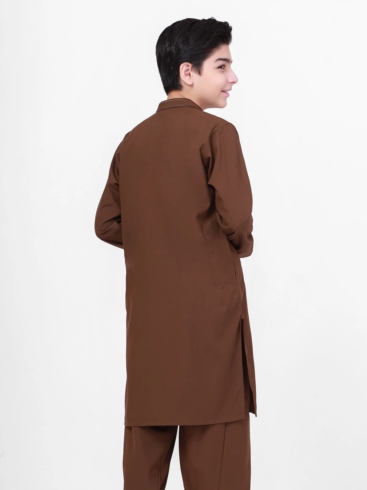 Embroidered Blended Shalwar Kameez - EBTKS21-3765 - Image 3