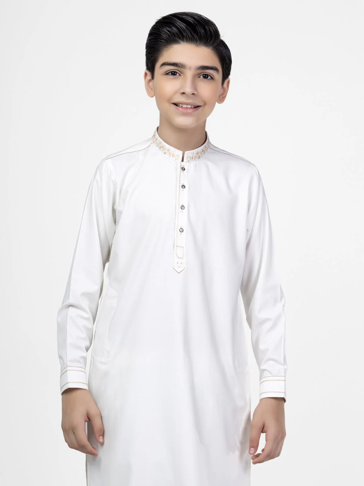 Embroidered Blended Shalwar Kameez - EBTKS22-3795 - Image 2