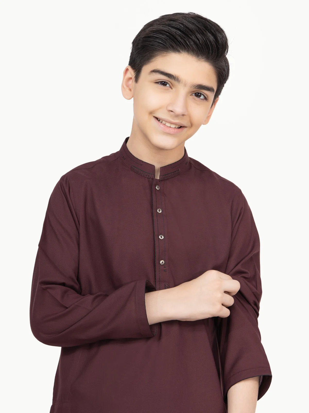 Embroidered Blended Shalwar Kameez - EBTKS22-3797 - Image 6