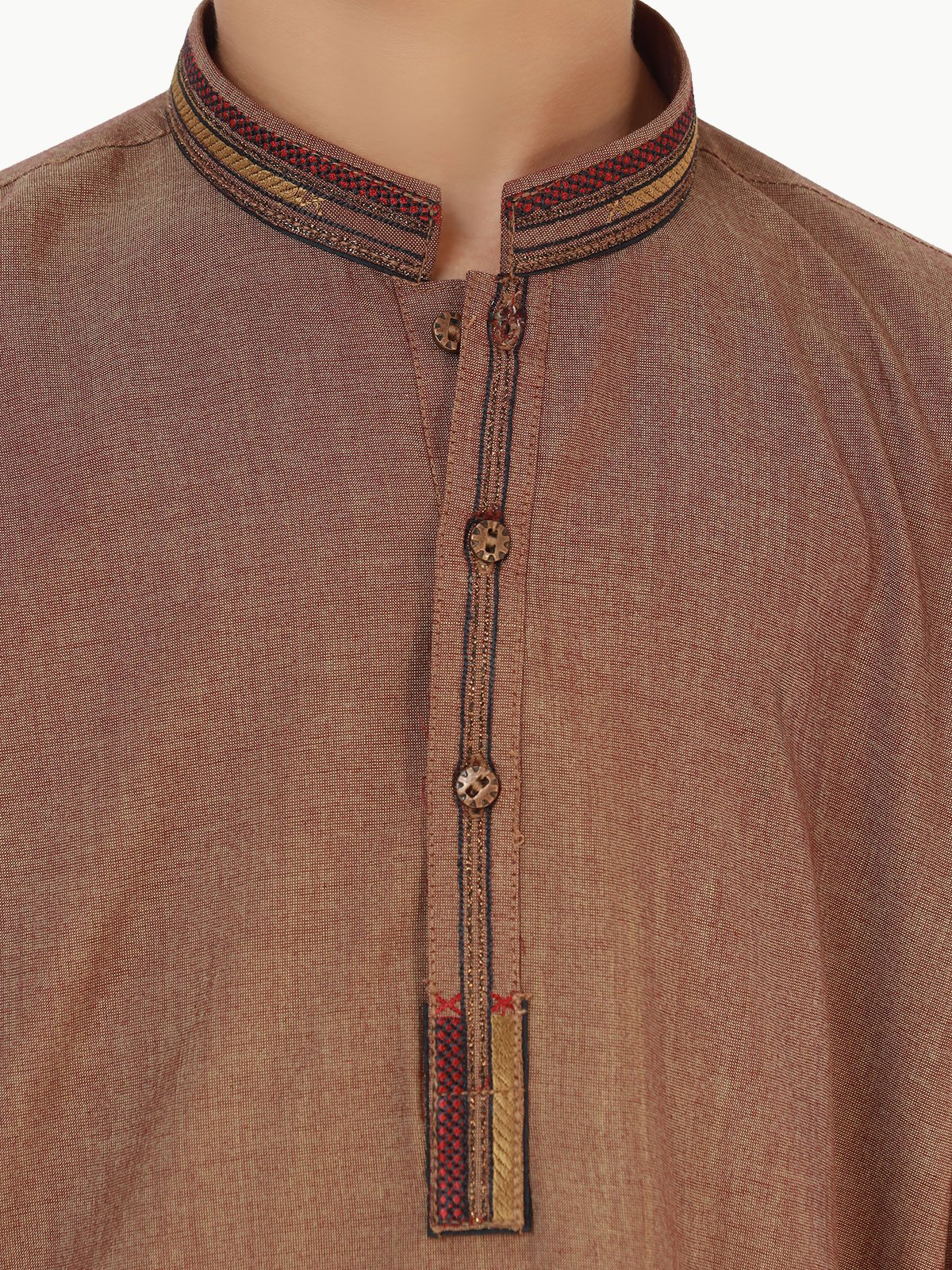 Embroidered Blended Shalwar Kameez - EBTKS22-3802 - Image 4