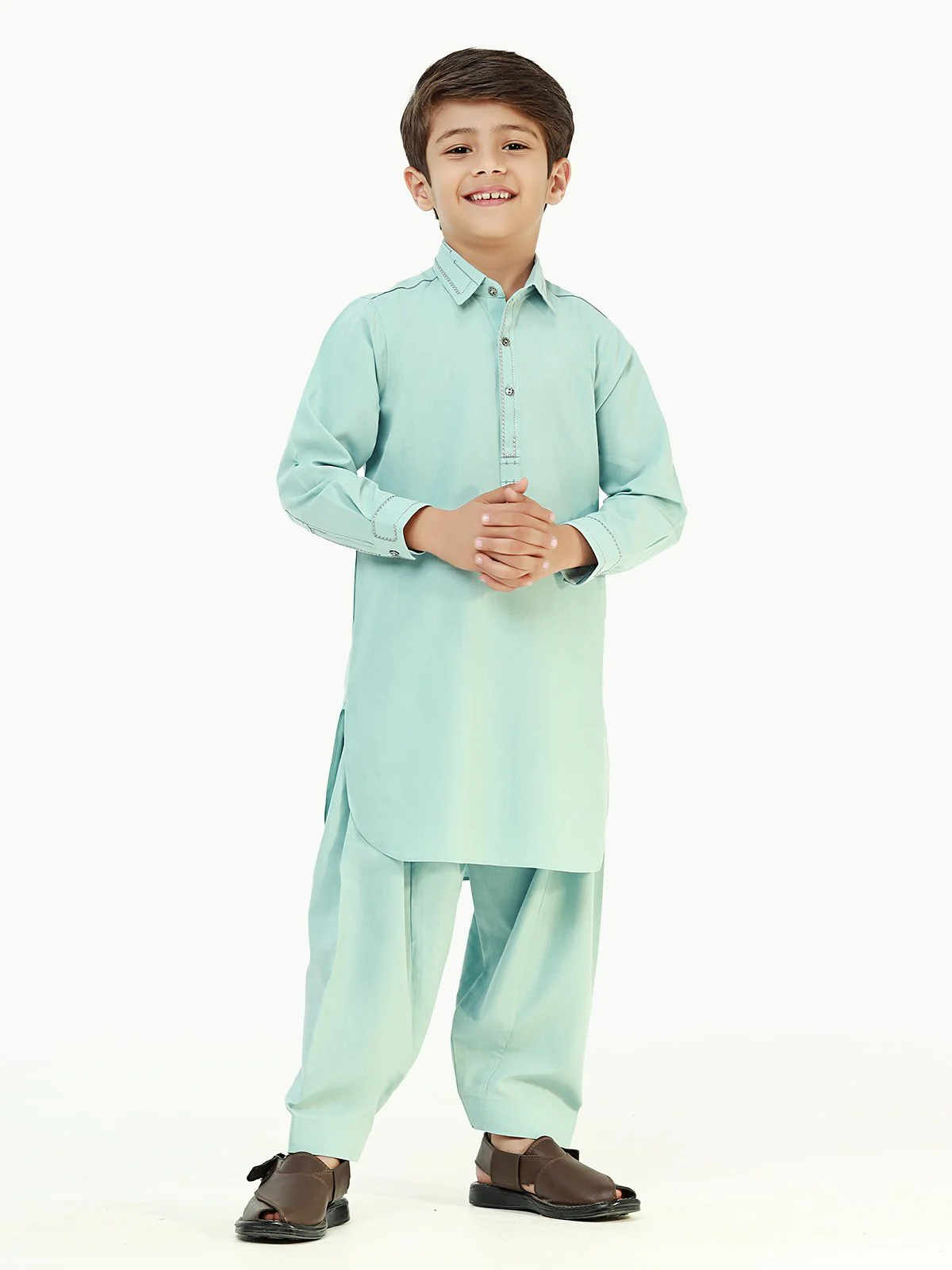Embroidered Blended Shalwar Kameez - EBTKS22-3804