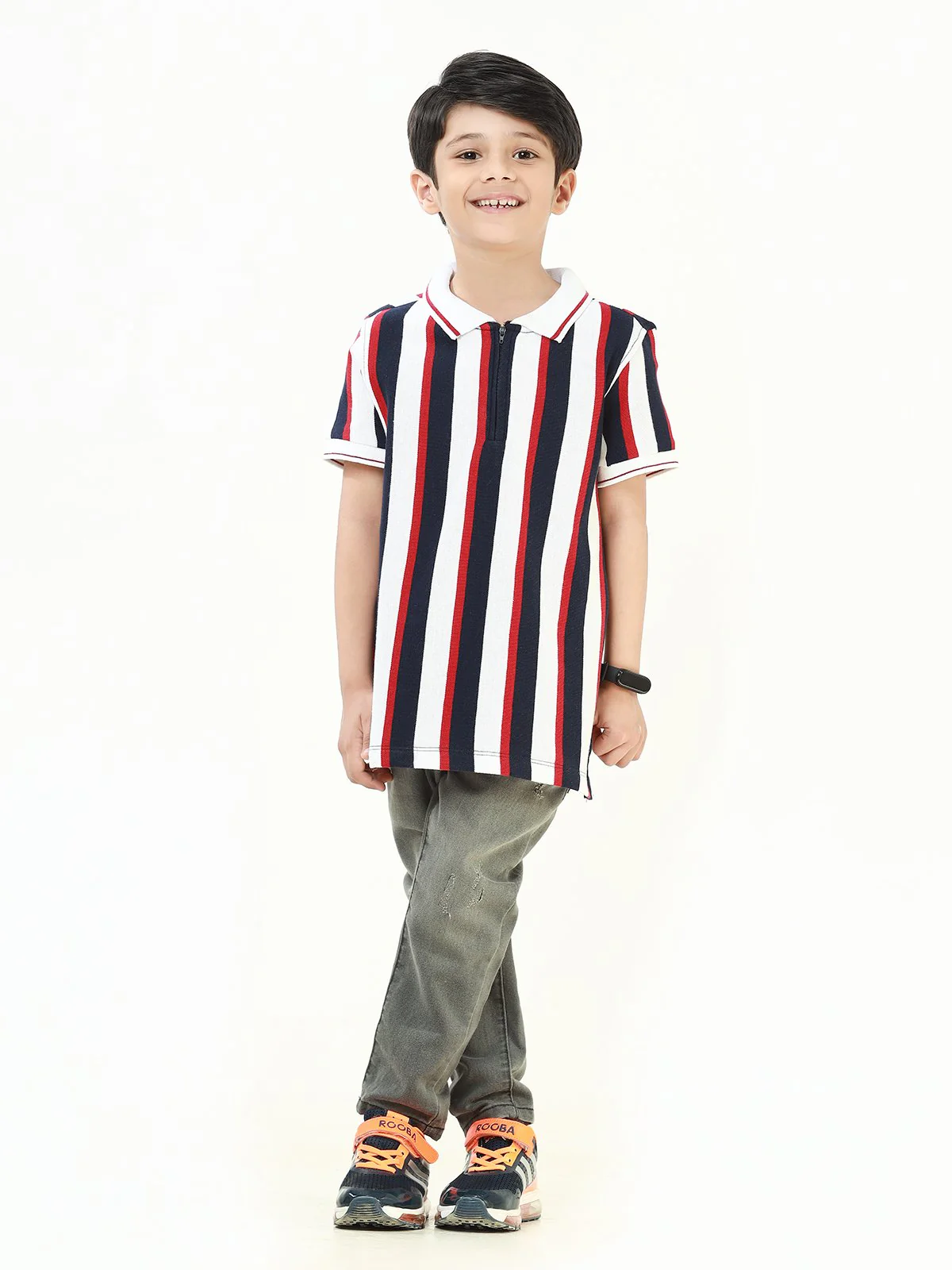 Striped Polo - EBTPS22-034