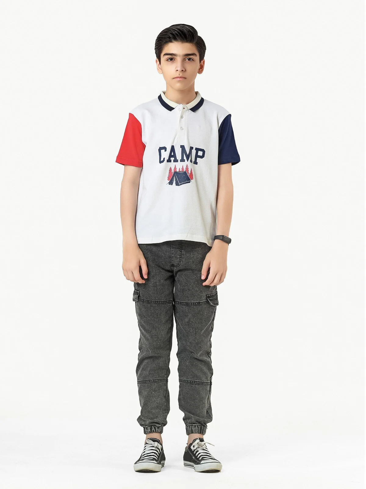 Cut & Sew Polo - EBTPS22-042