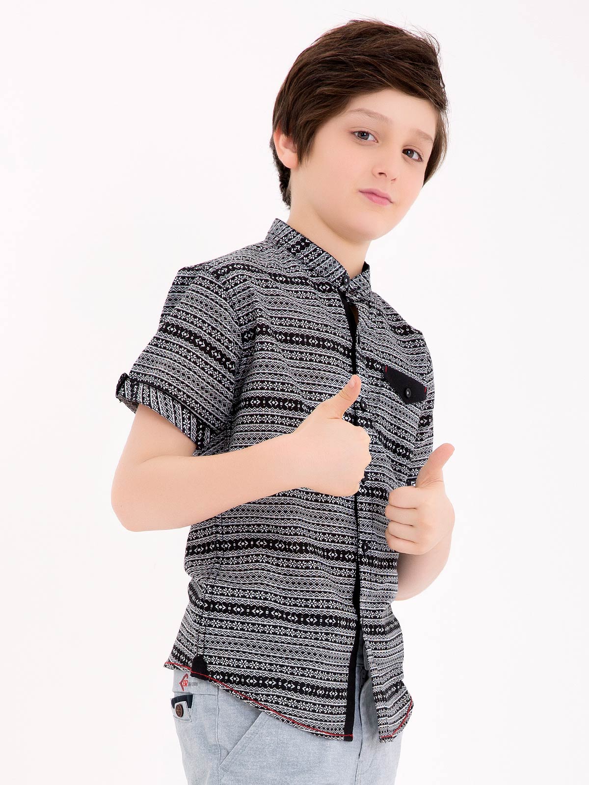 Half Sleeves Printed Shirt - EBTS18-27175