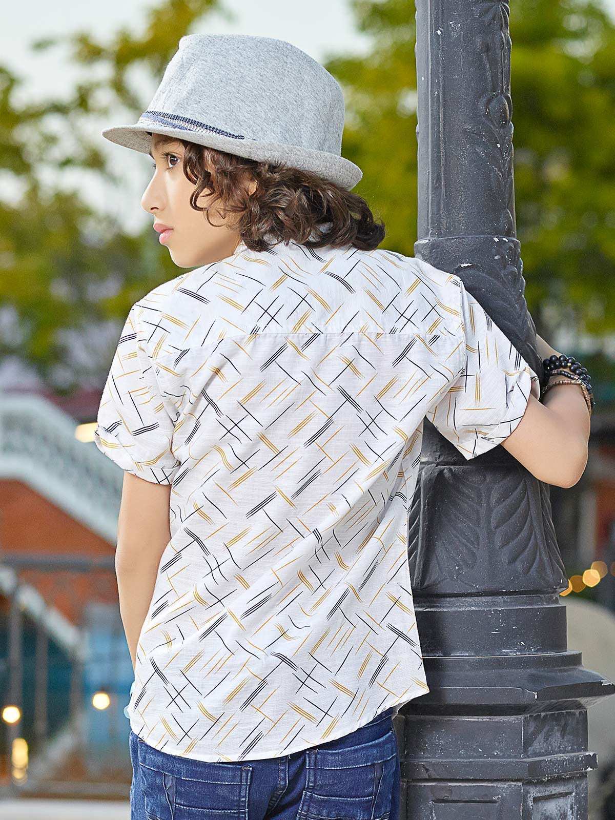 Half Sleeves Printed Shirt - EBTS19-27212 - Image 2