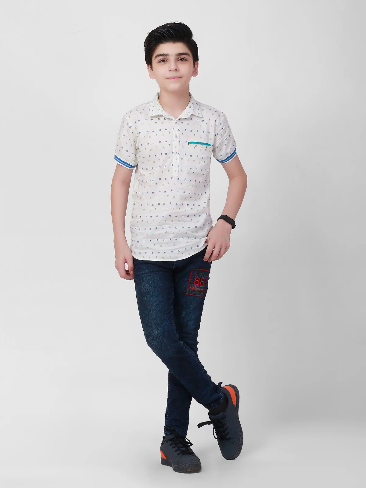 Half Sleeves Printed Shirt - EBTS21-27326