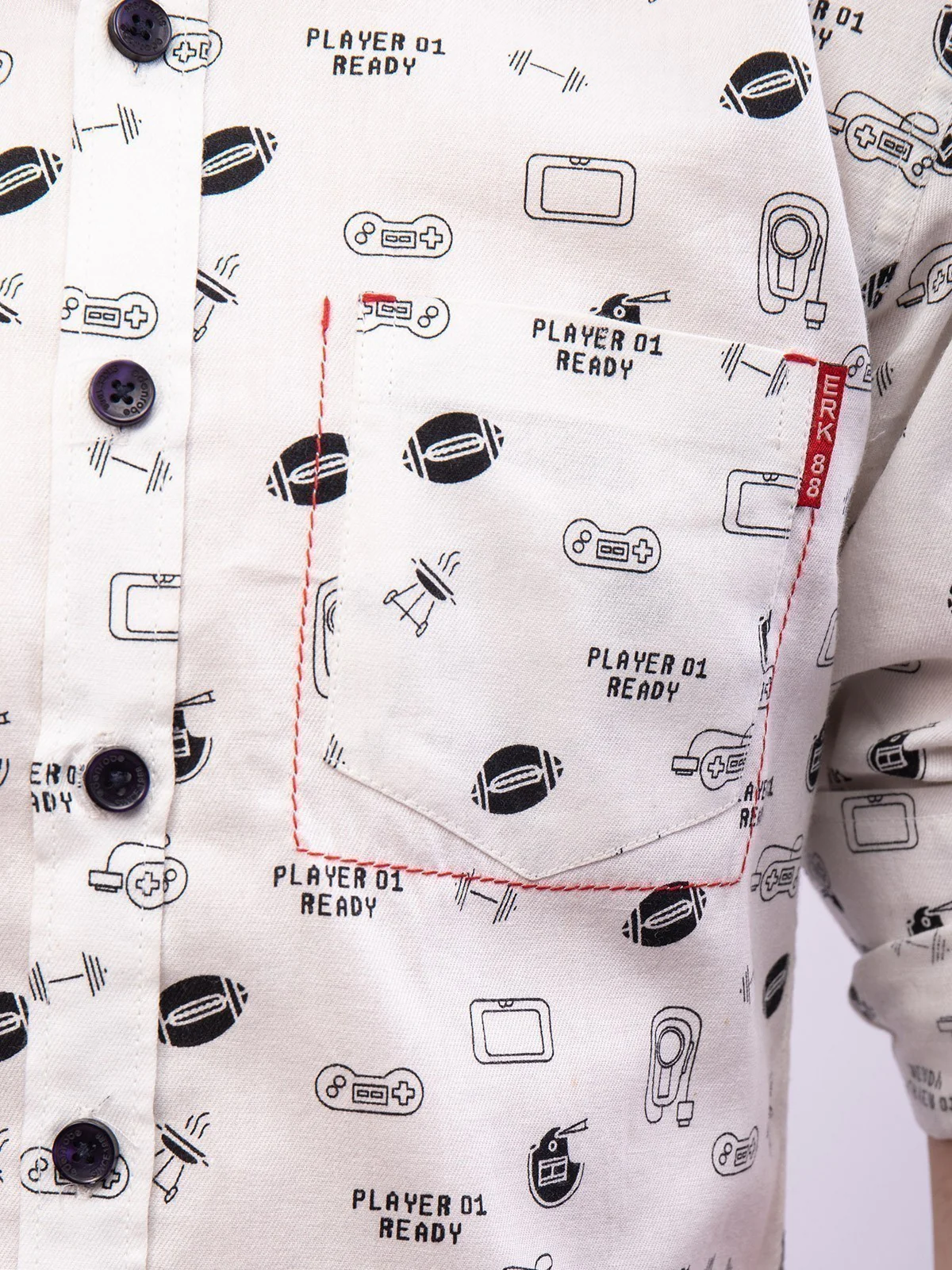 Printed Shirt - EBTS21-27368 - Image 3