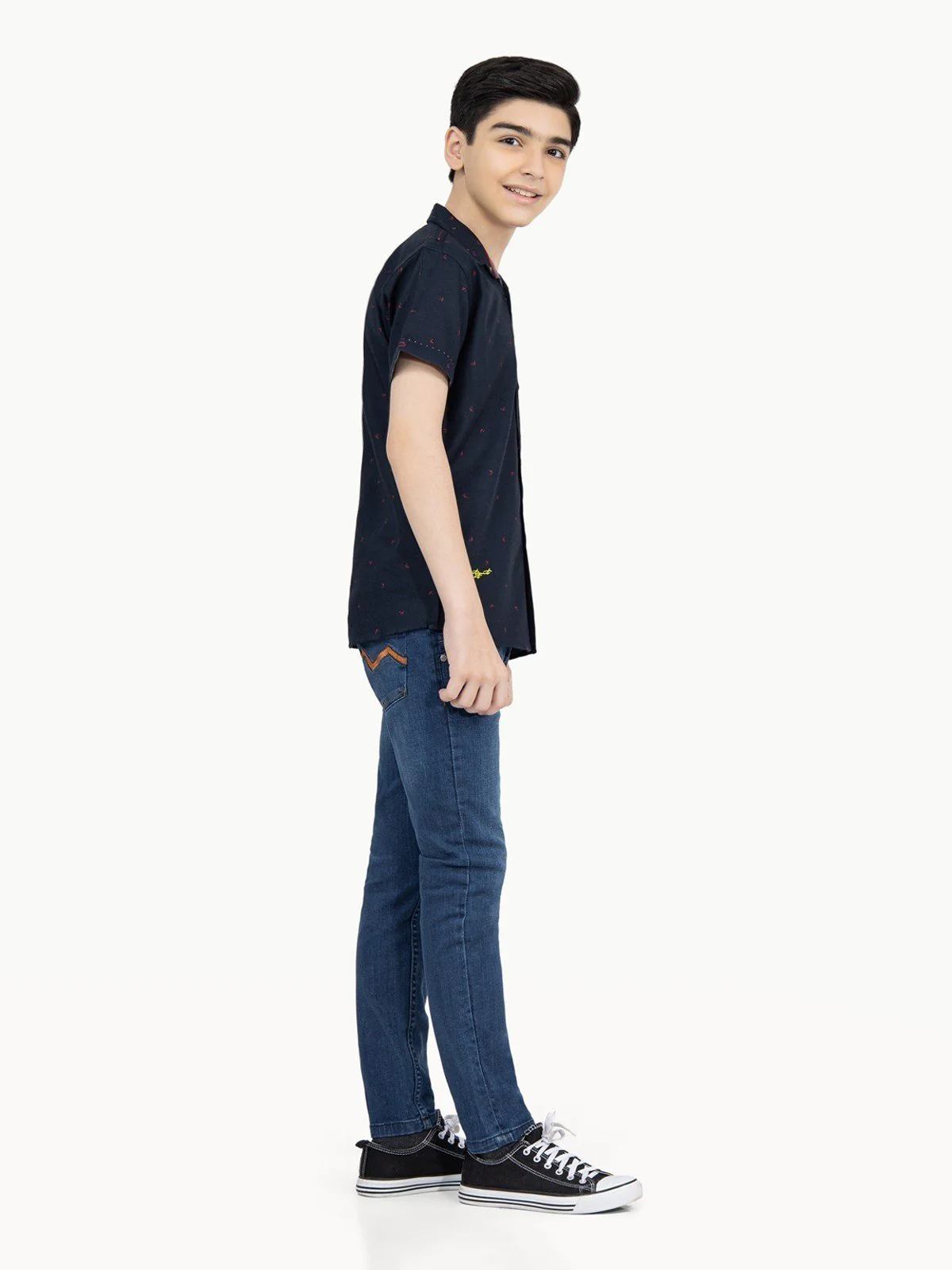 Half Sleeves Graphic Shirt - EBTS22-27330 - Image 3
