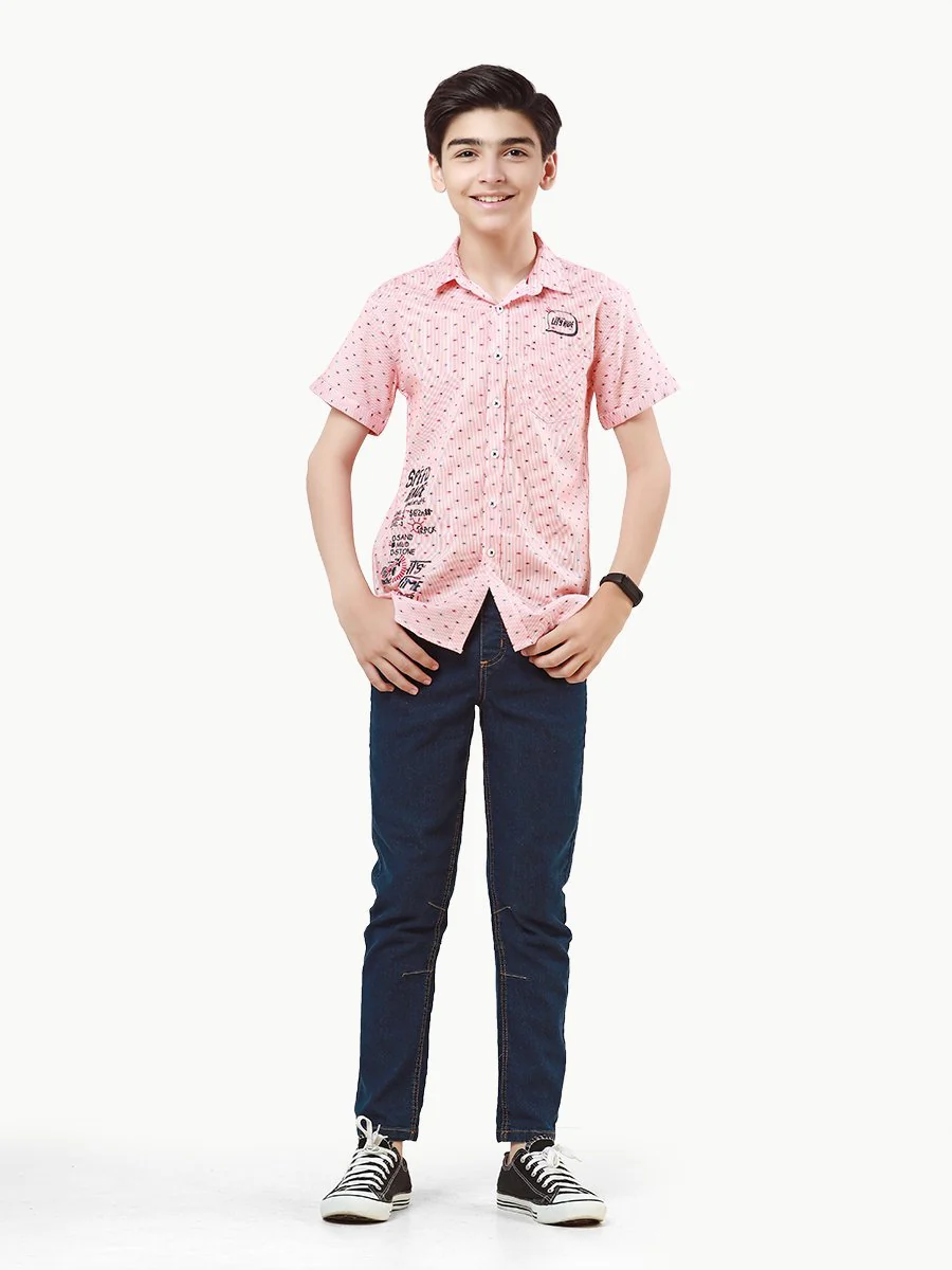 Half Sleeves Printed Shirt - EBTS22-27338