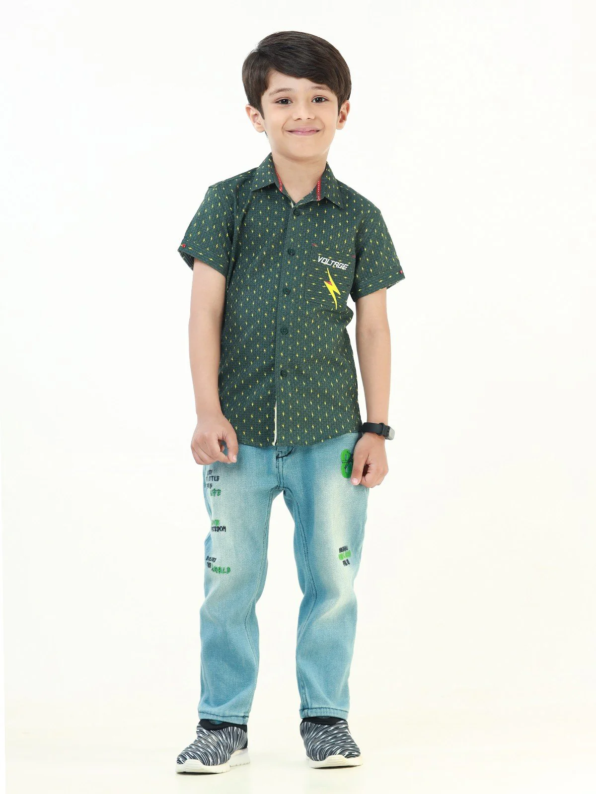 Half Sleeves Printed Shirt - EBTS22-27396
