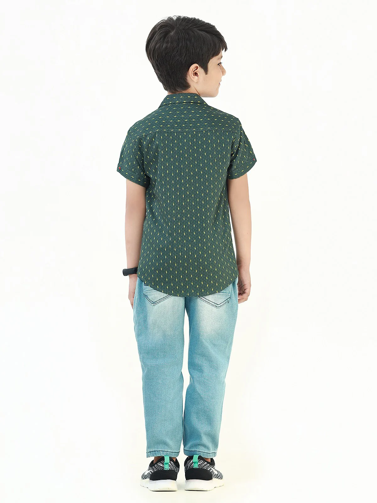 Half Sleeves Printed Shirt - EBTS22-27396 - Image 4