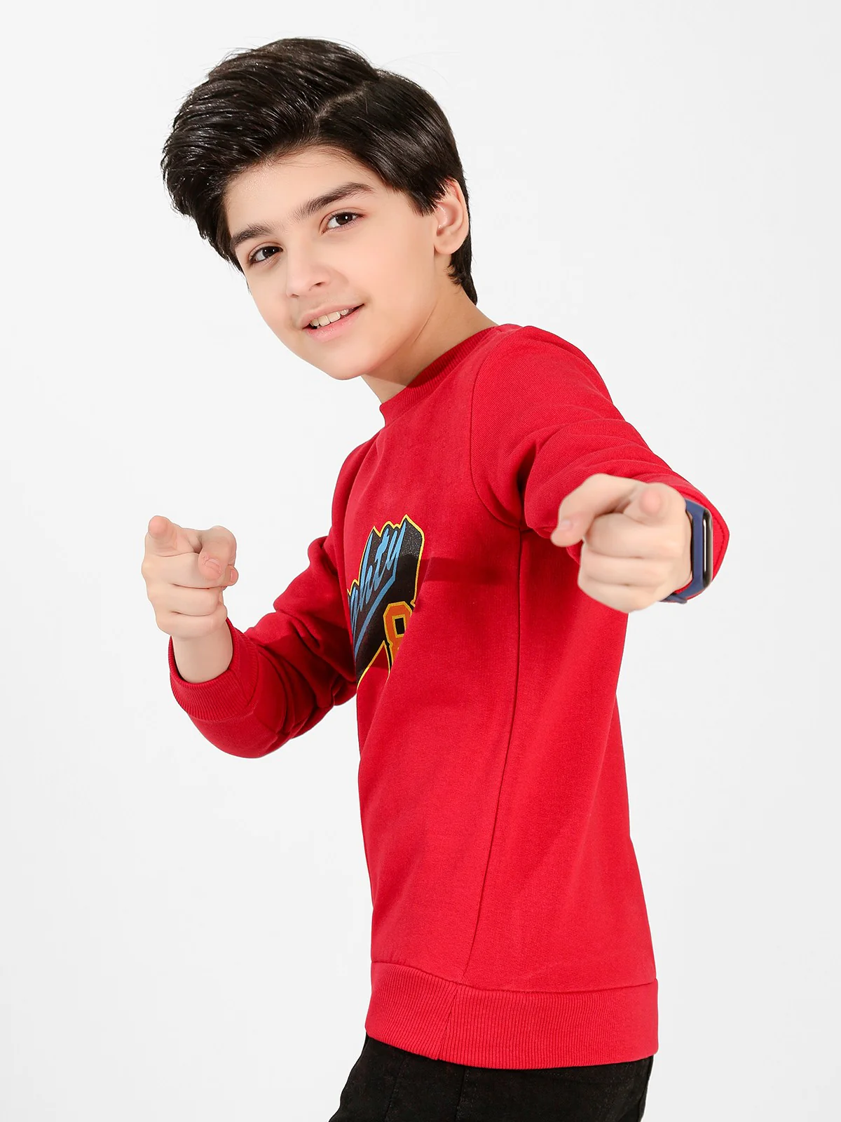 Crew Neck Graphic Sweatshirt - EBTSS20-007 - Image 2