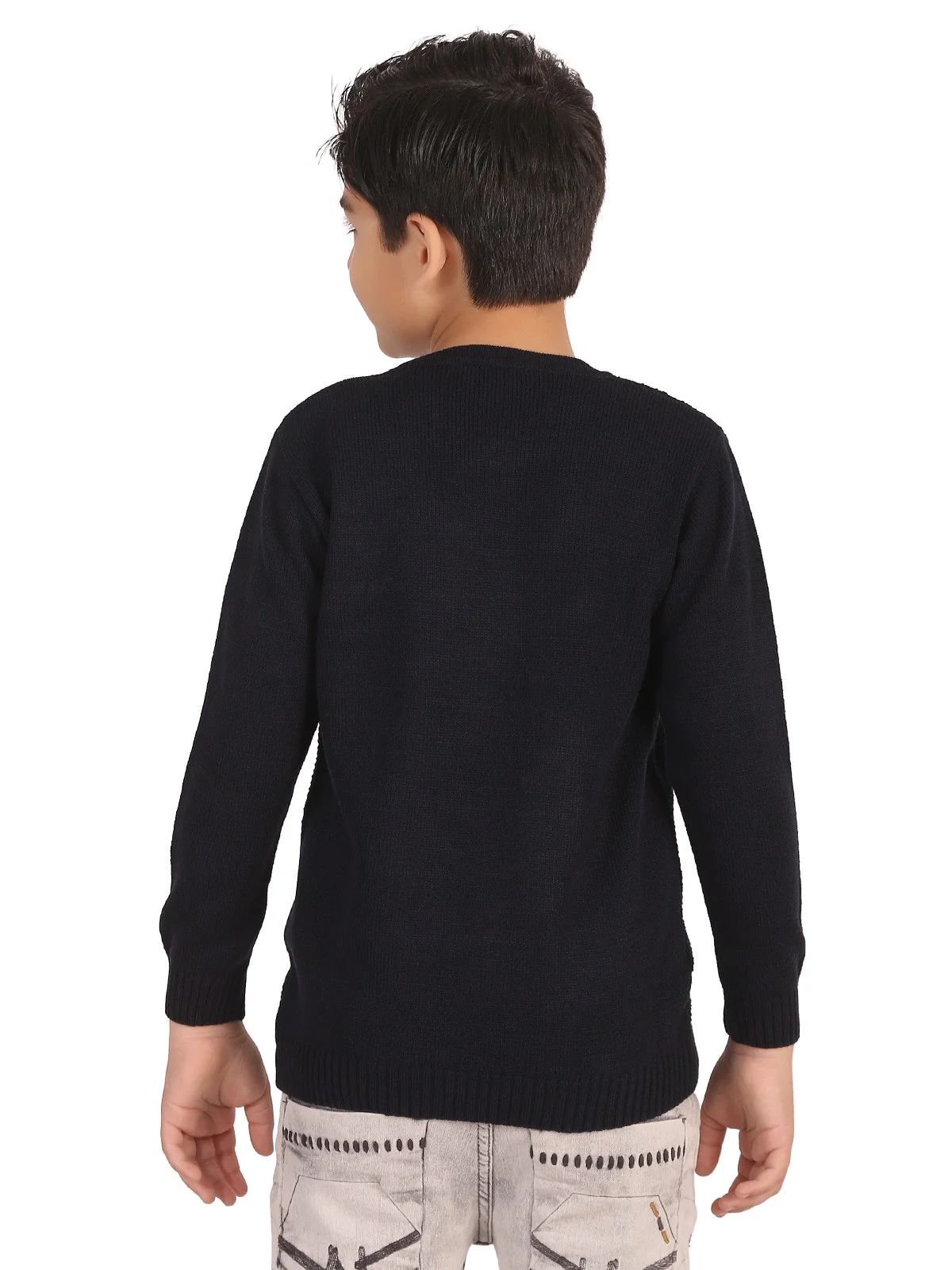 Crew Neck Basic Sweater - EBTSWT19-009 - Image 2