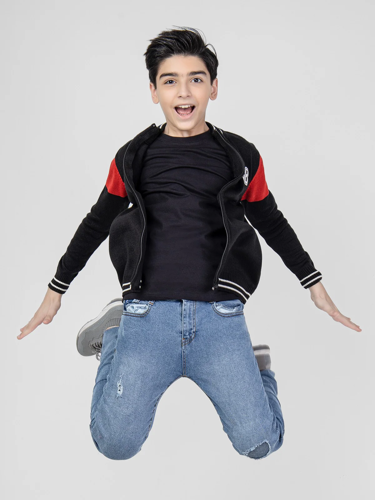 Zipper Varsity Sweater - EBTSWT21-002 - Image 2
