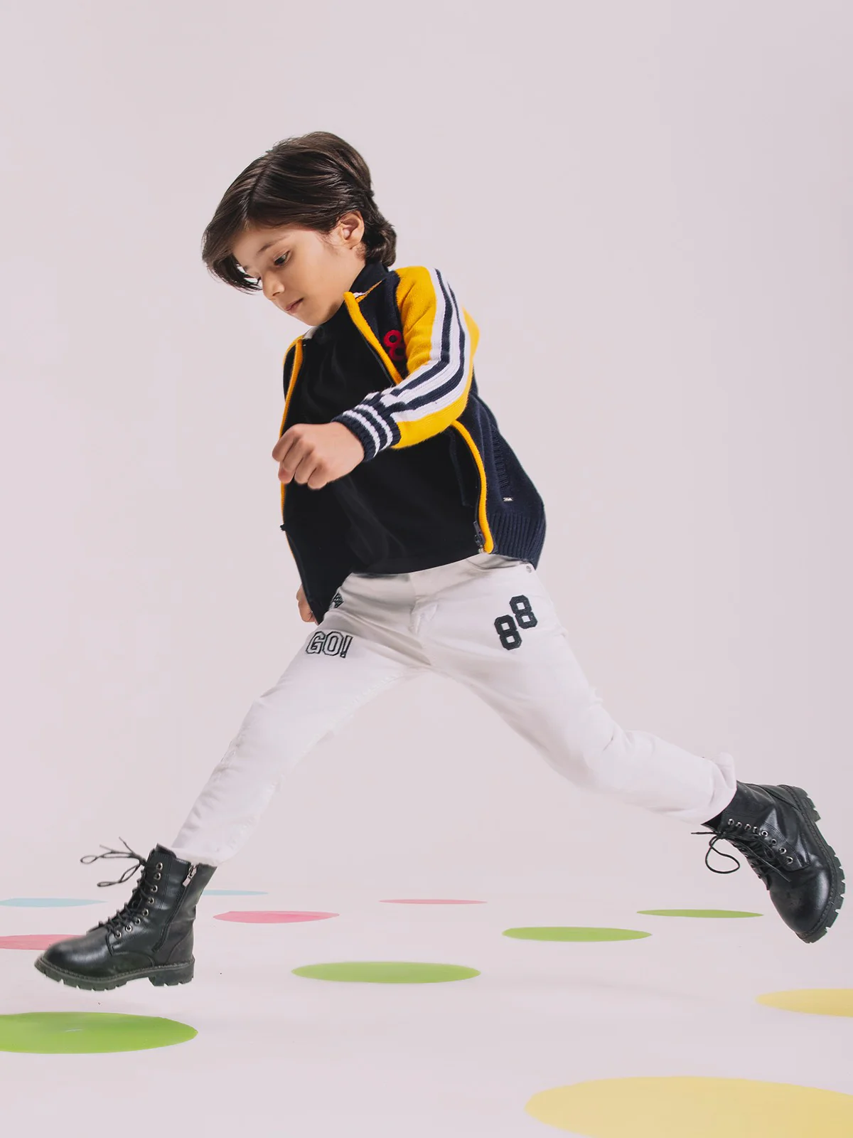 Zipper Color-Block Sweater - EBTSWT21-005 - Image 2