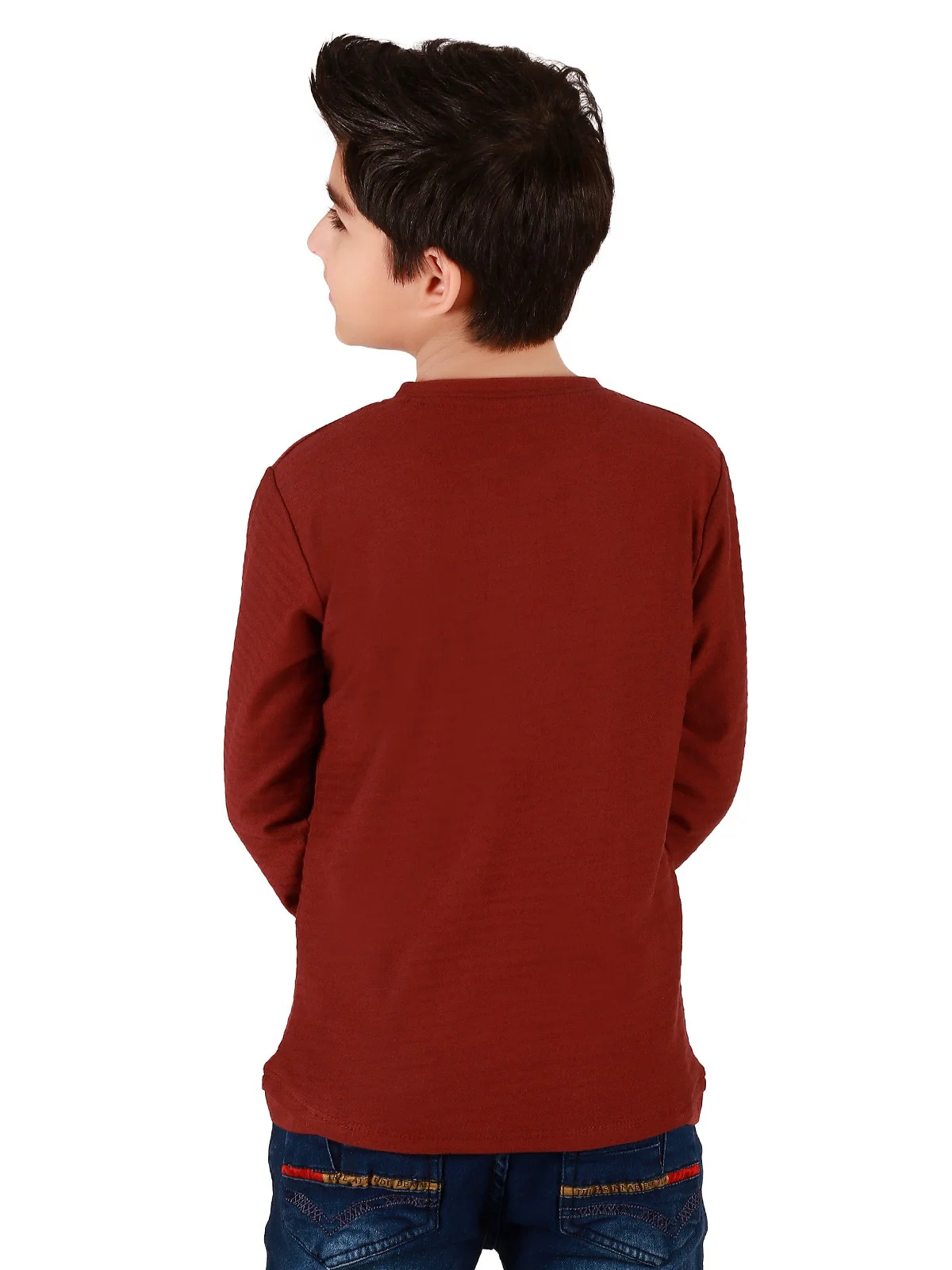 Full Sleeves Henley Tee - EBTTF19-007 - Image 2