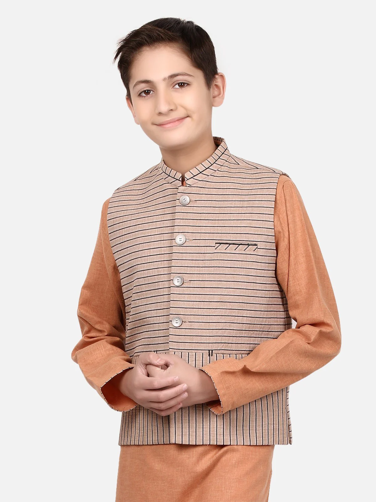 Cotton Waistcoat Suit - EBTWCS19-25105 - Image 2