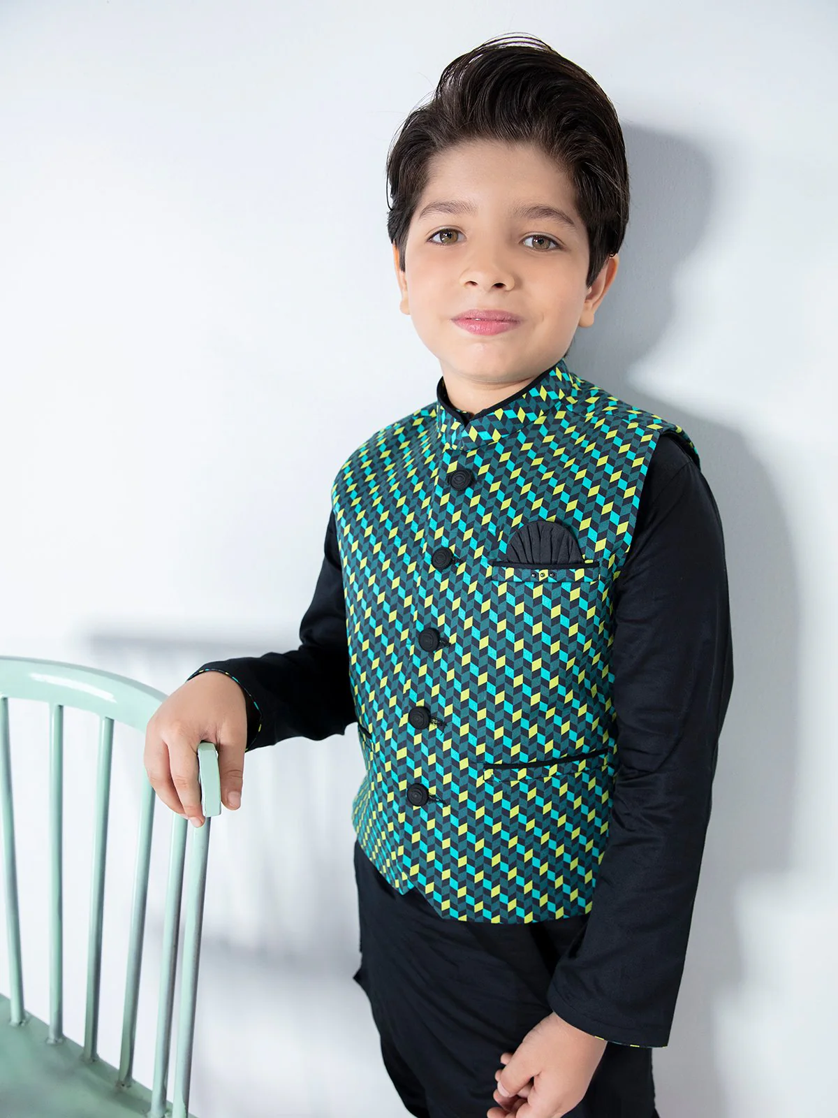 Cotton Waistcoat Suit - EBTWCS21-25133 - Image 5