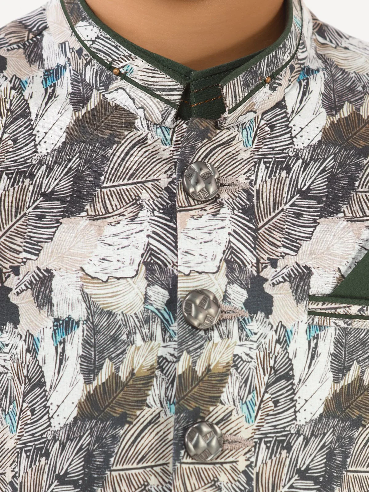Cotton Waistcoat Suit - EBTWCS21-25139 - Image 4