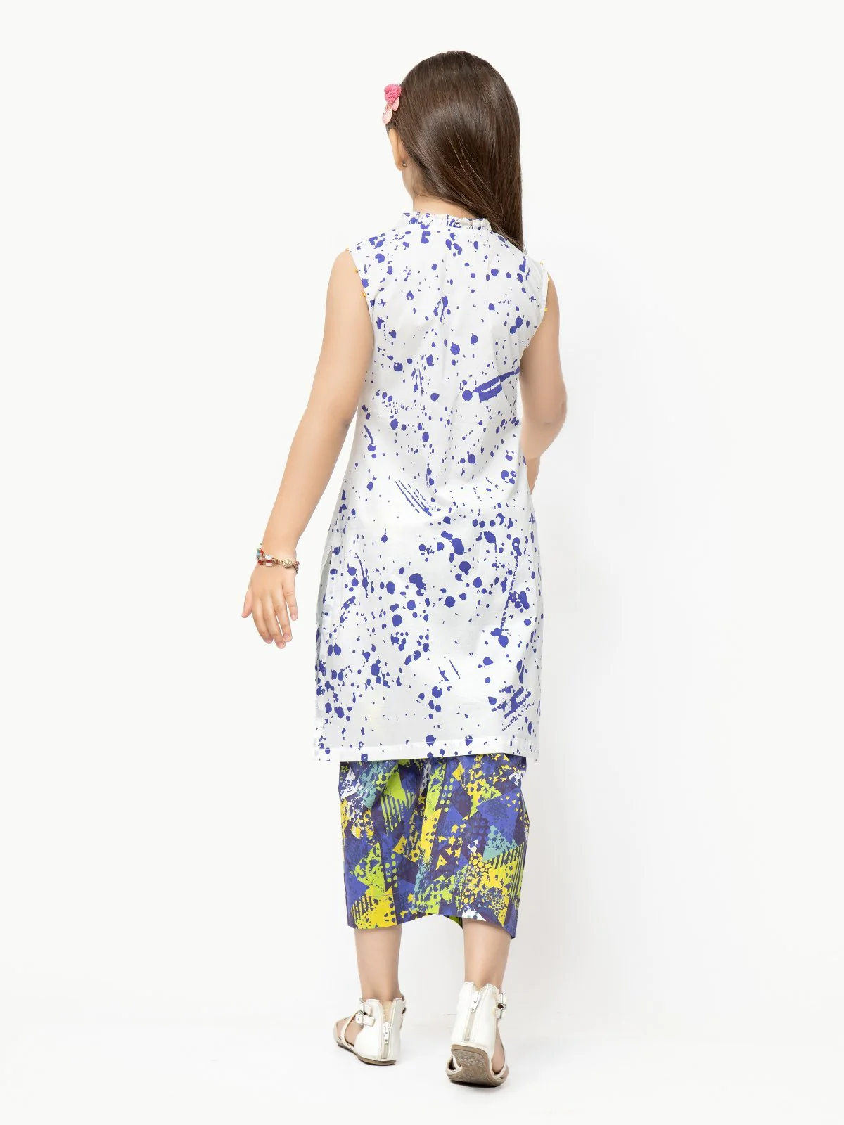 Embroidered Shirt Trouser - EGTKE22-70280 (2-Pcs) - Image 5