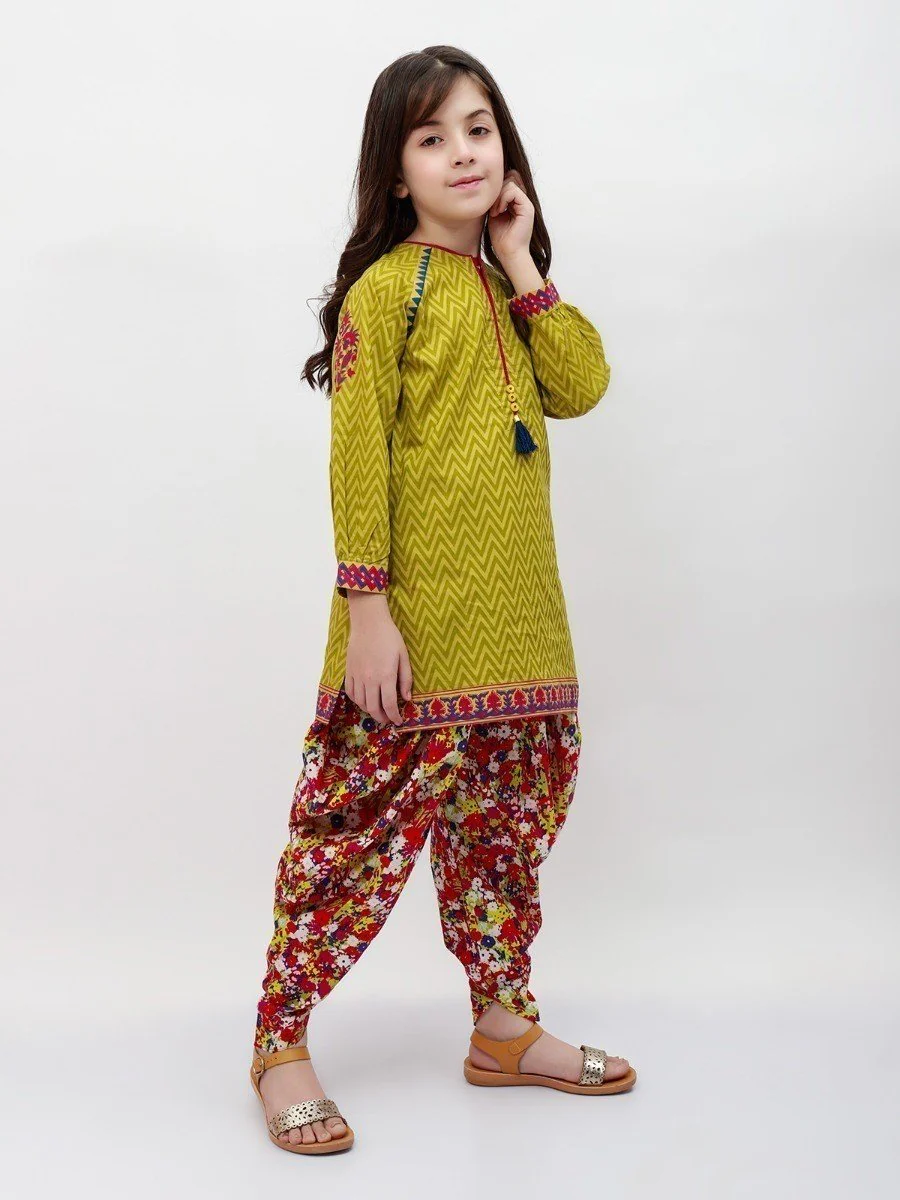 Printed Lawn Shirt Trouser - EGTKP20-70190 (2-Pcs) - Image 2