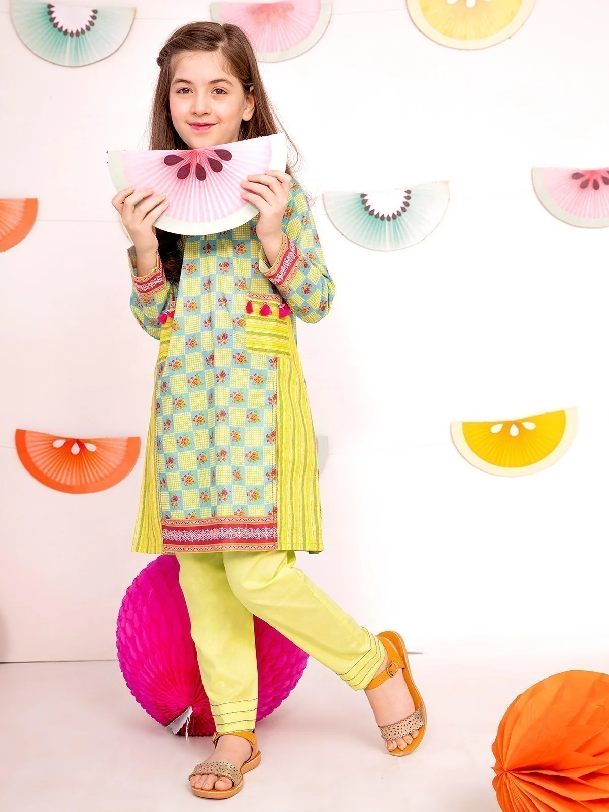 Printed Lawn Shirt Trouser - EGTKP21-70202 (2-Pcs)