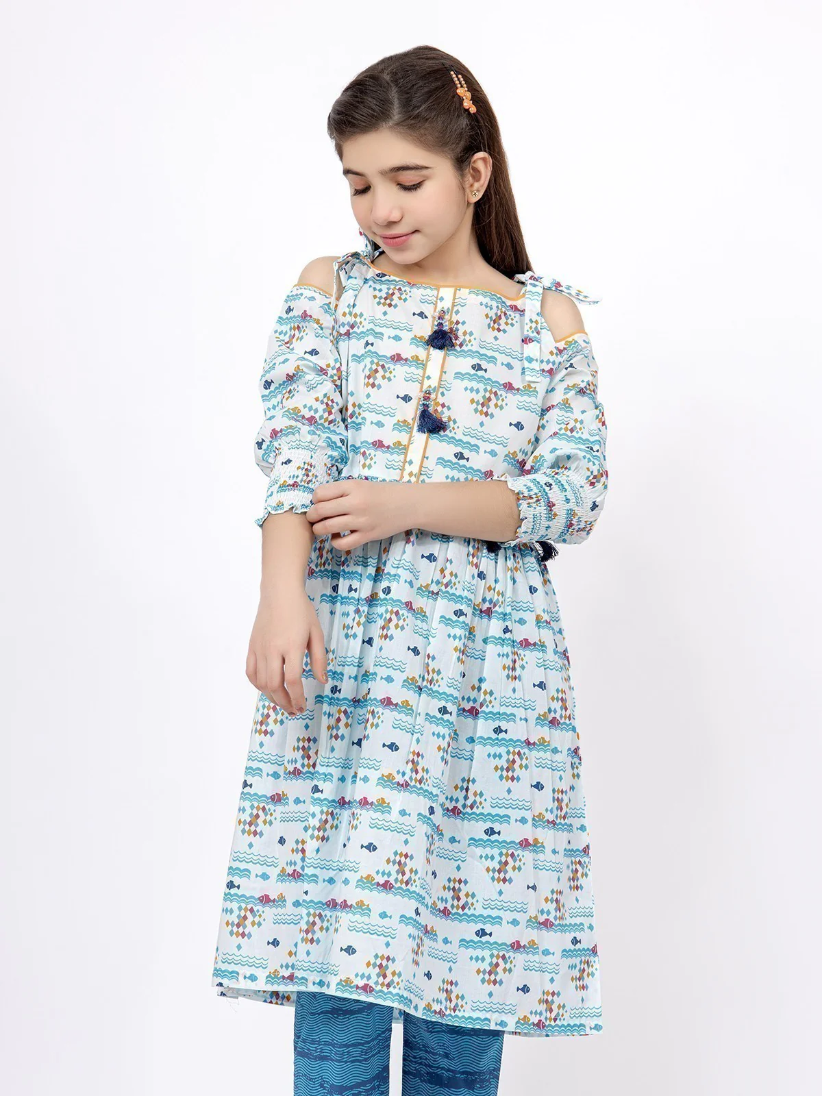 Printed Lawn Shirt Trouser - EGTKP21-70286 (2-Pcs) - Image 3