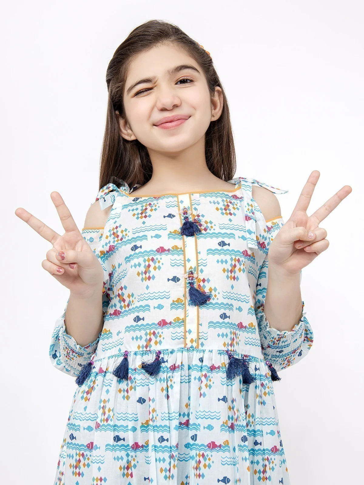 Printed Lawn Shirt Trouser - EGTKP21-70286 (2-Pcs) - Image 7