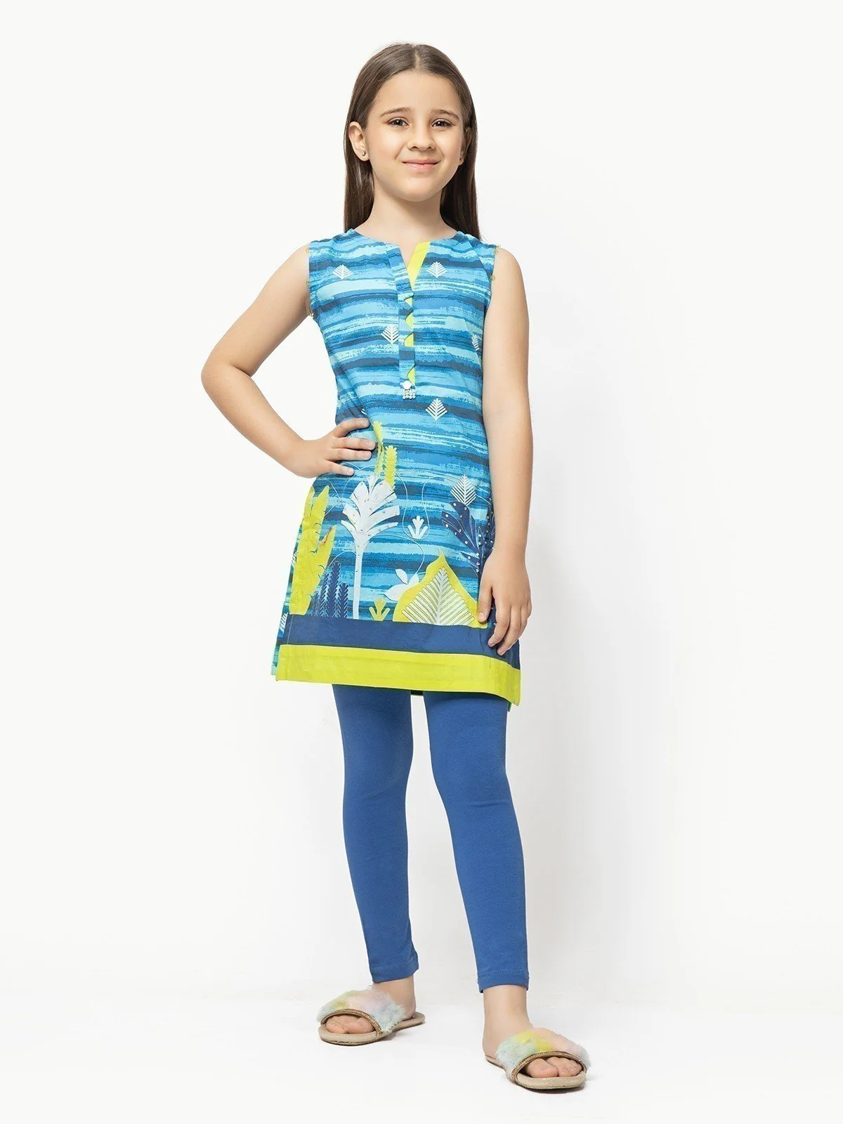 Printed Lawn Shirt - EGTKP22-70289 - Image 7