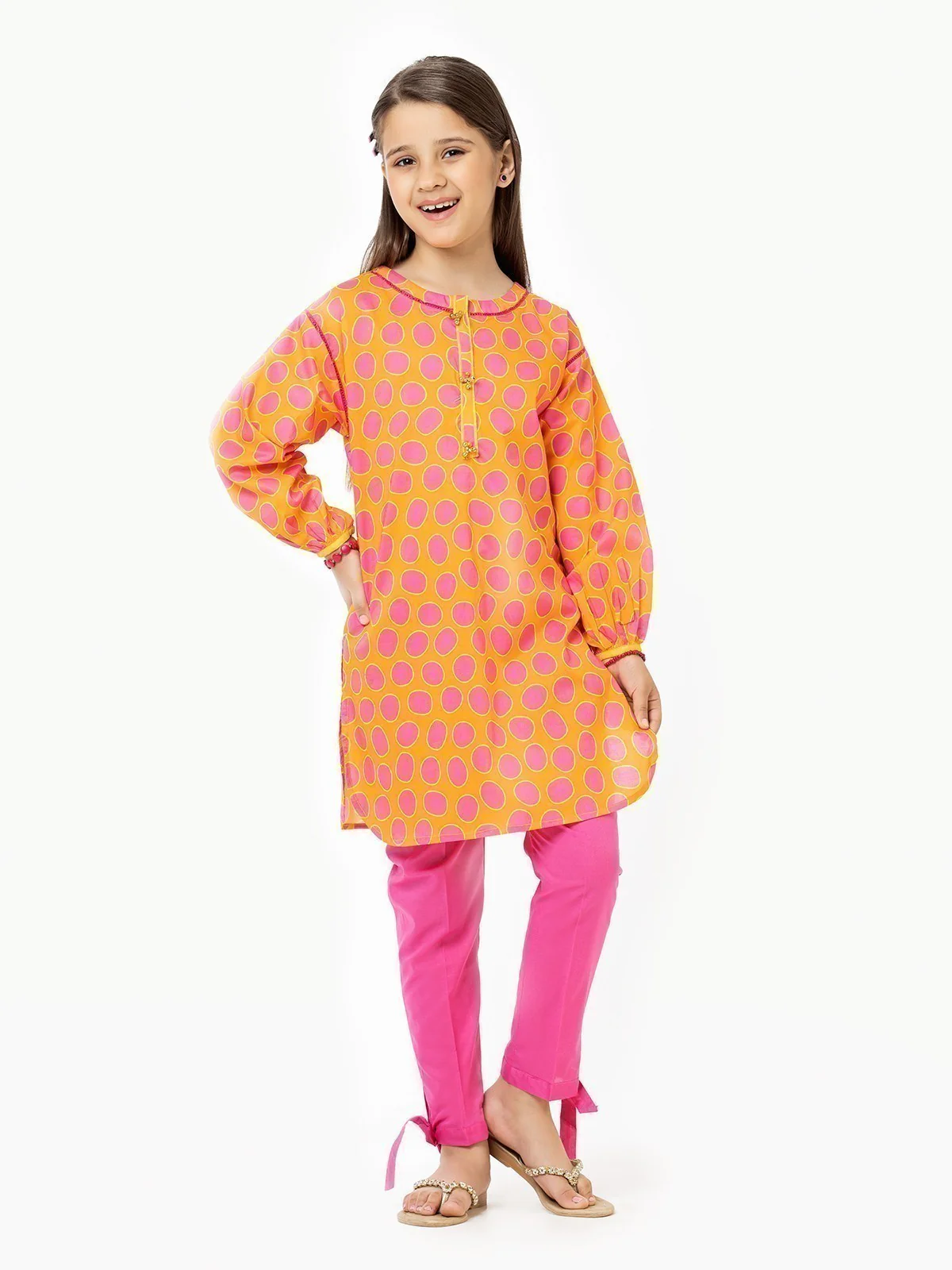 Printed Cambric Shirt Trouser - EGTKP22-70297 (2-Pcs)