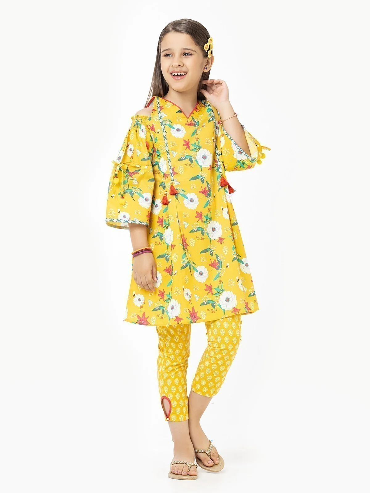 Printed Cambric Shirt Trouser - EGTKP22-70307