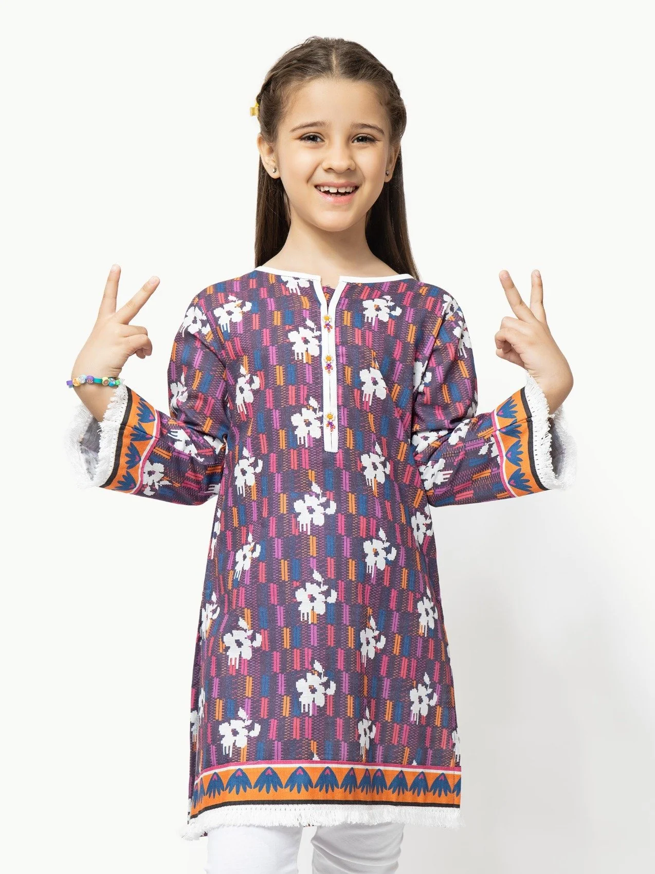 Printed Khaddar Shirt - EGTKP22-70321 - Image 2