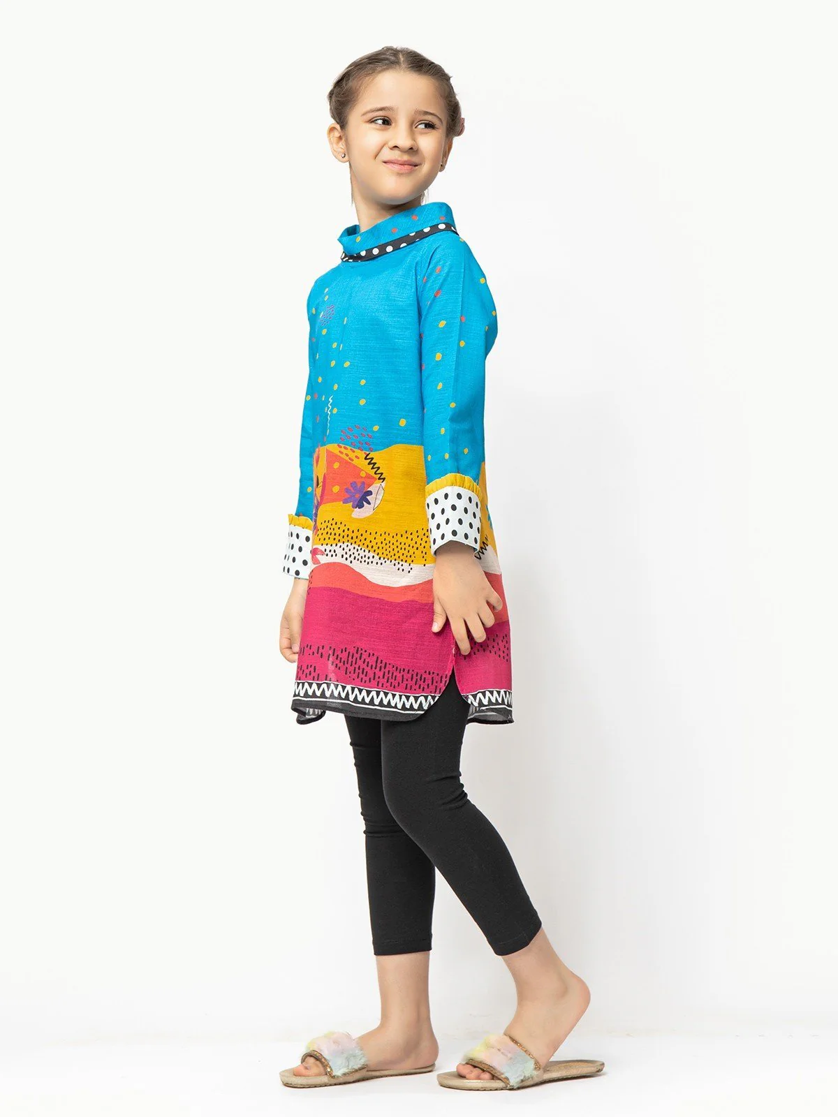 Printed Khaddar Shirt - EGTKP22-70330 - Image 3