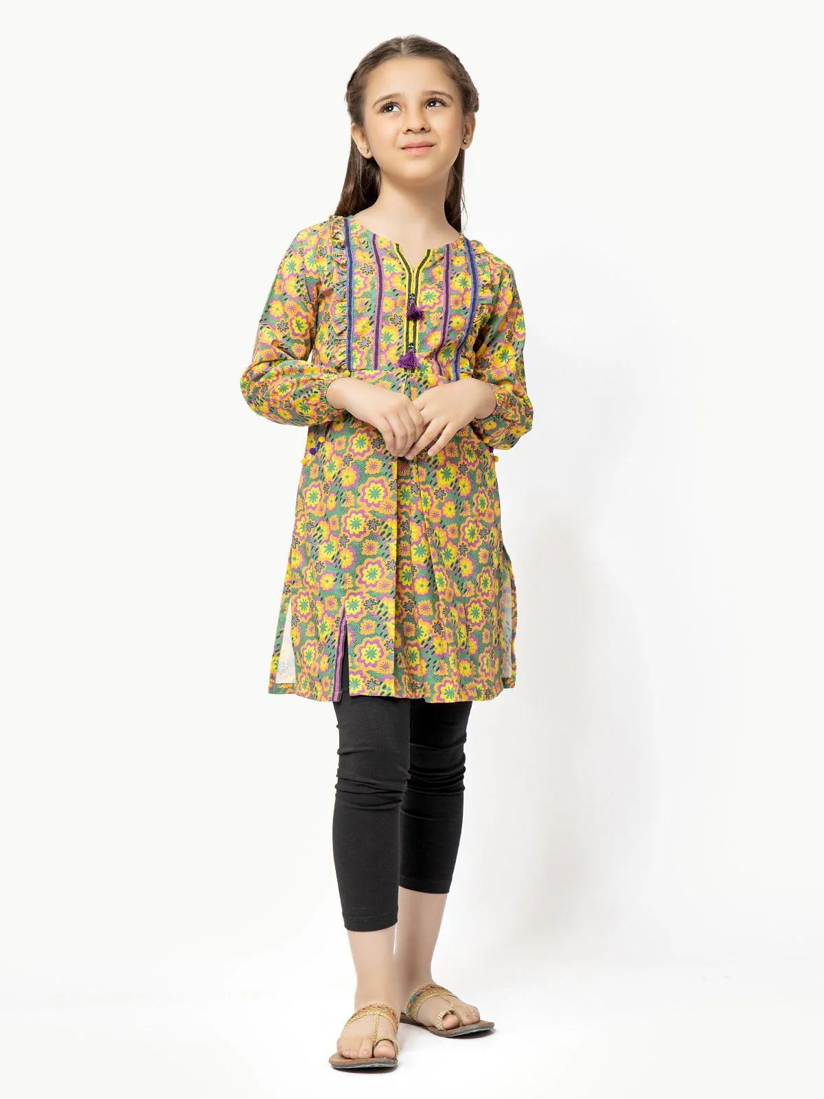 Printed Khaddar Shirt - EGTKP22-70333