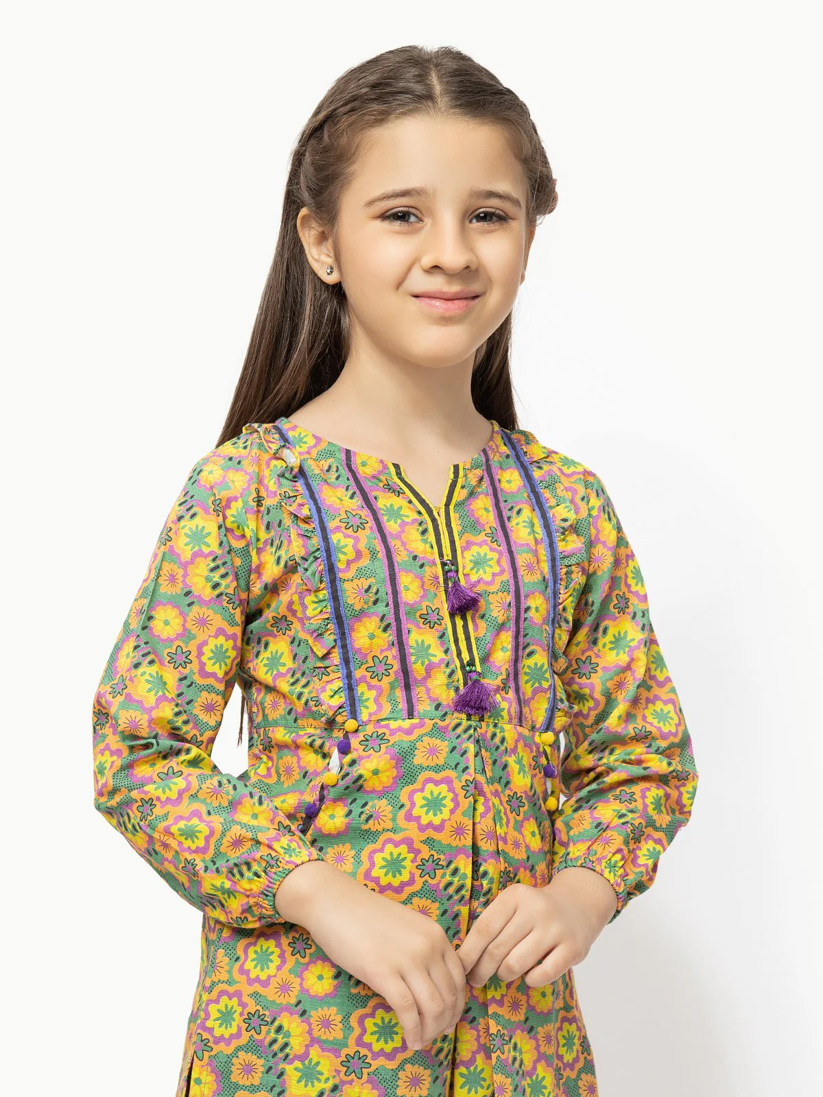 Printed Khaddar Shirt - EGTKP22-70333 - Image 2