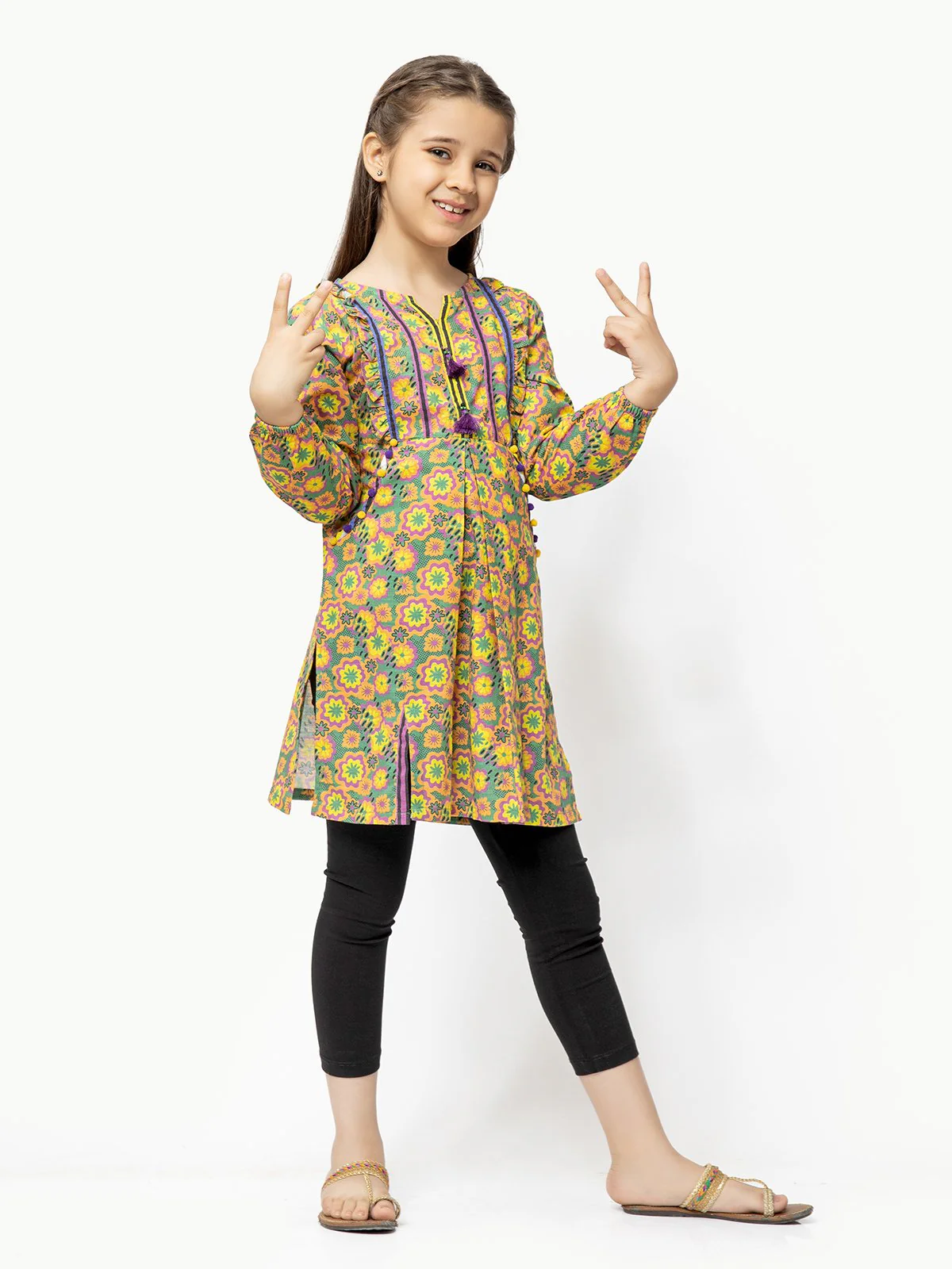 Printed Khaddar Shirt - EGTKP22-70333 - Image 3