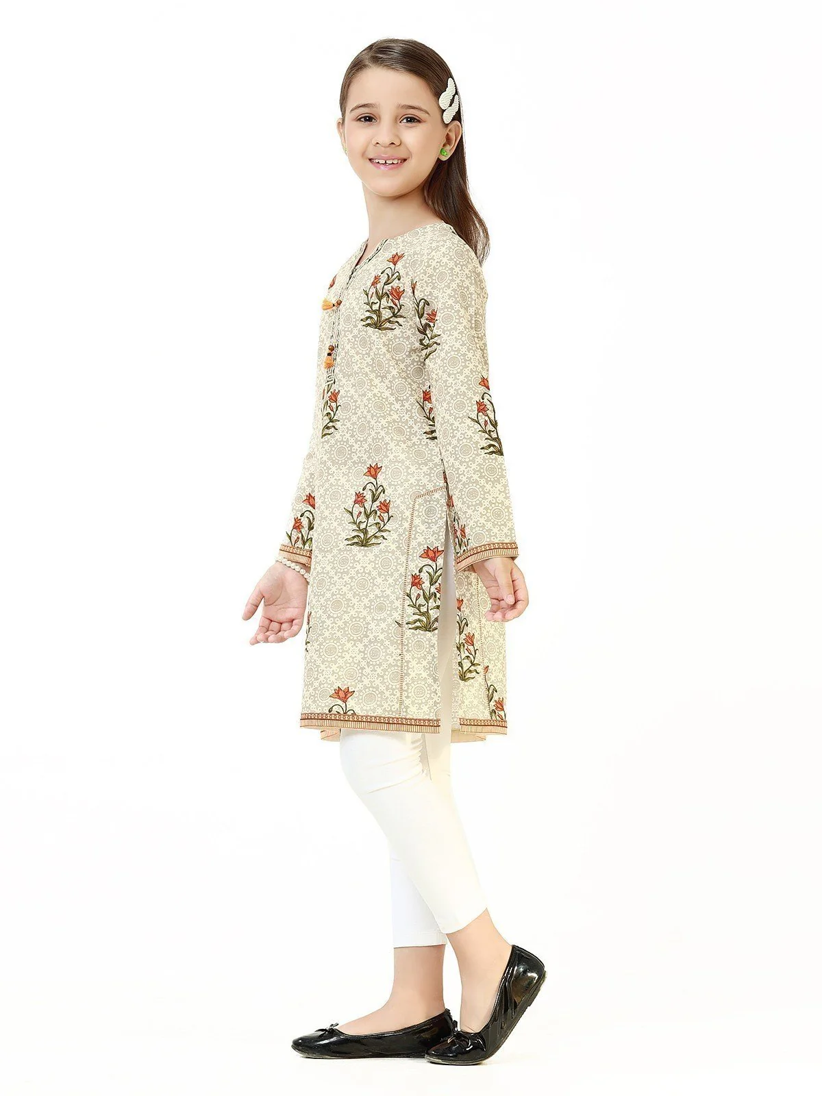 Printed Khaddar Shirt - EGTKP22-70393 - Image 2
