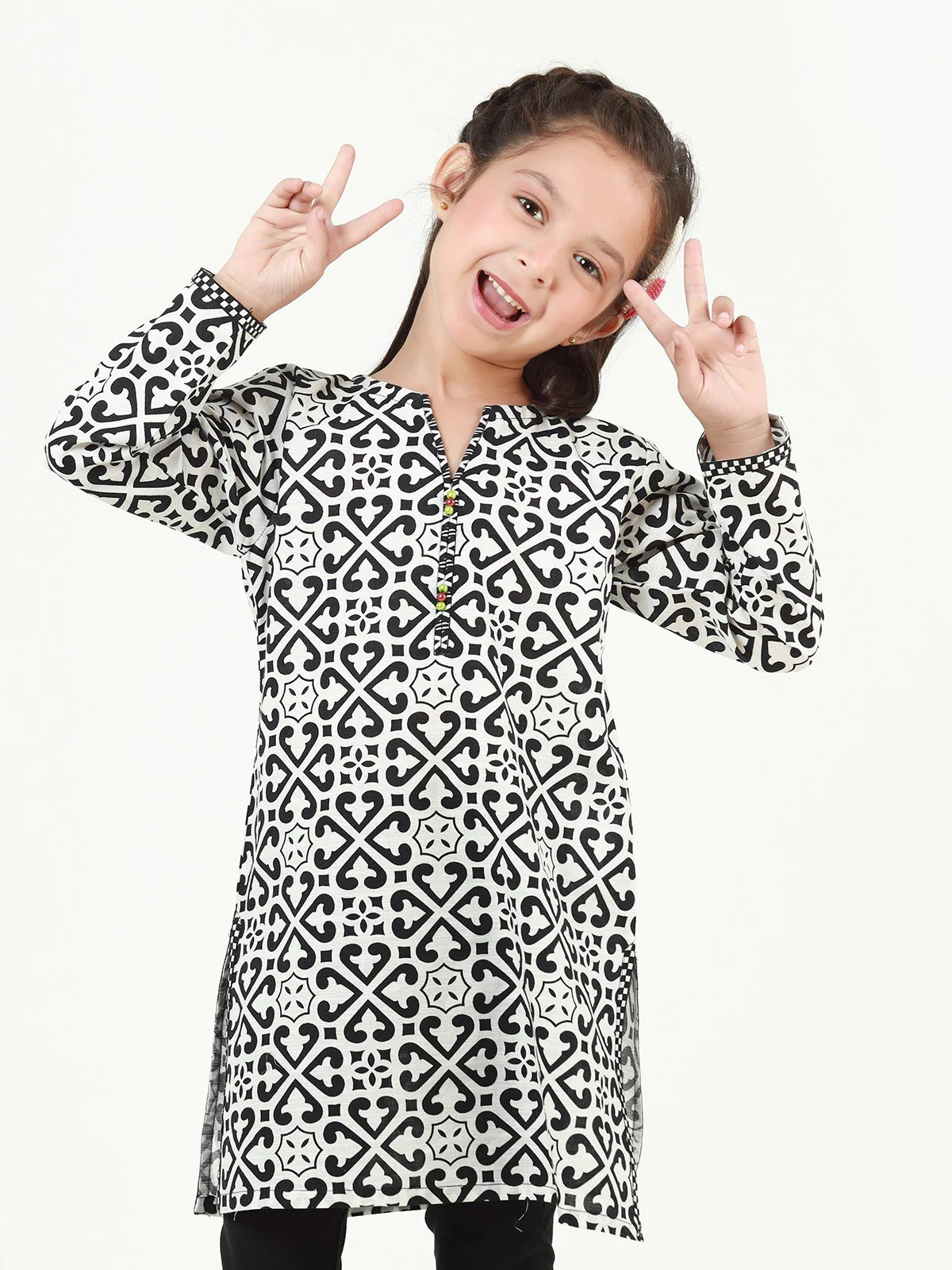 Printed Lawn Shirt - EGTKP22-70455 - Image 2